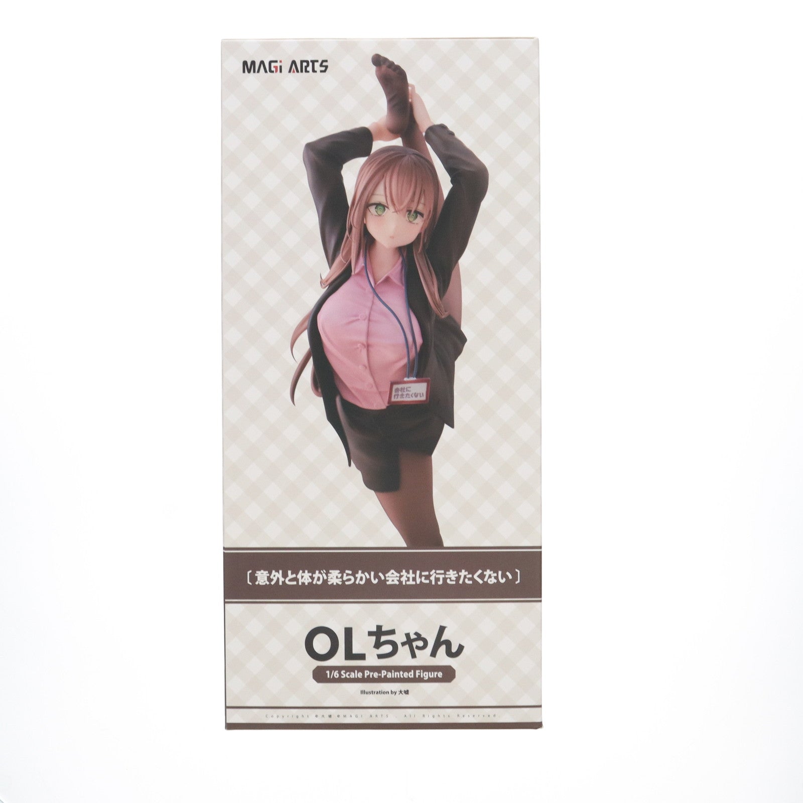 【中古即納】[FIG] 色紙&タペストリー付属 意外と体が柔らかい会社に行きたくないOLちゃん ピンクVer. 豪華版 1/6 完成品 フィギュア MAGI ARTS(マギアーツ)(20250131)
