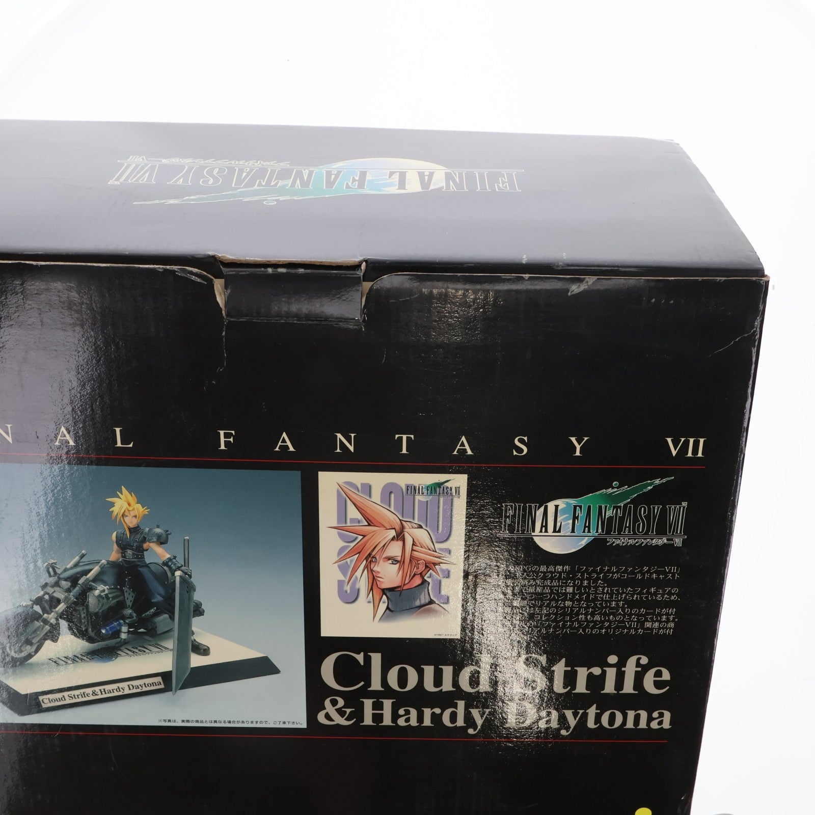 【中古即納】[FIG] 初回版シリアルカード付属 クラウド・ストライフ&ハーディーデイトナ FINAL FANTASY VII(ファイナルファンタジー7) 1/8 完成品 フィギュア コトブキヤ(19981231)