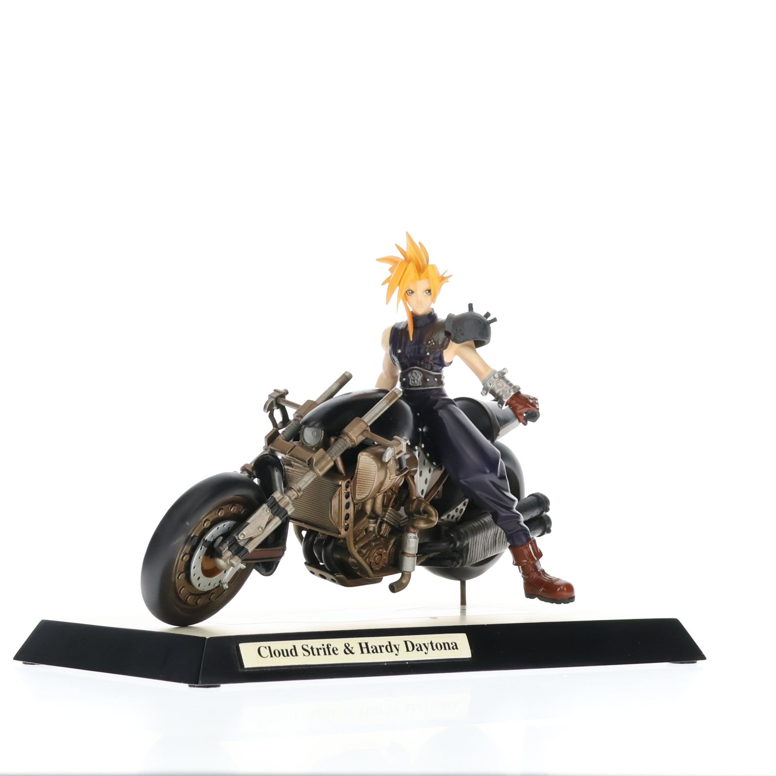 【中古即納】[FIG] 初回版シリアルカード付属 クラウド・ストライフ&ハーディーデイトナ FINAL FANTASY VII(ファイナルファンタジー7) 1/8 完成品 フィギュア コトブキヤ(19981231)