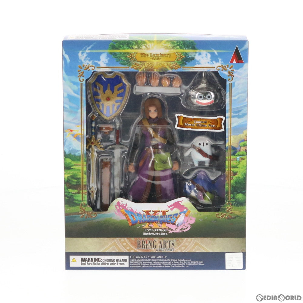 【中古即納】[FIG] オフィシャルショップ限定 BRING ARTS(ブリングアーツ) 主人公 メタルスライムVer. 限定版 ドラゴンクエストXI 過ぎ去りし時を求めて 完成品 可動フィギュア スクウェア・エニックス(20181005)