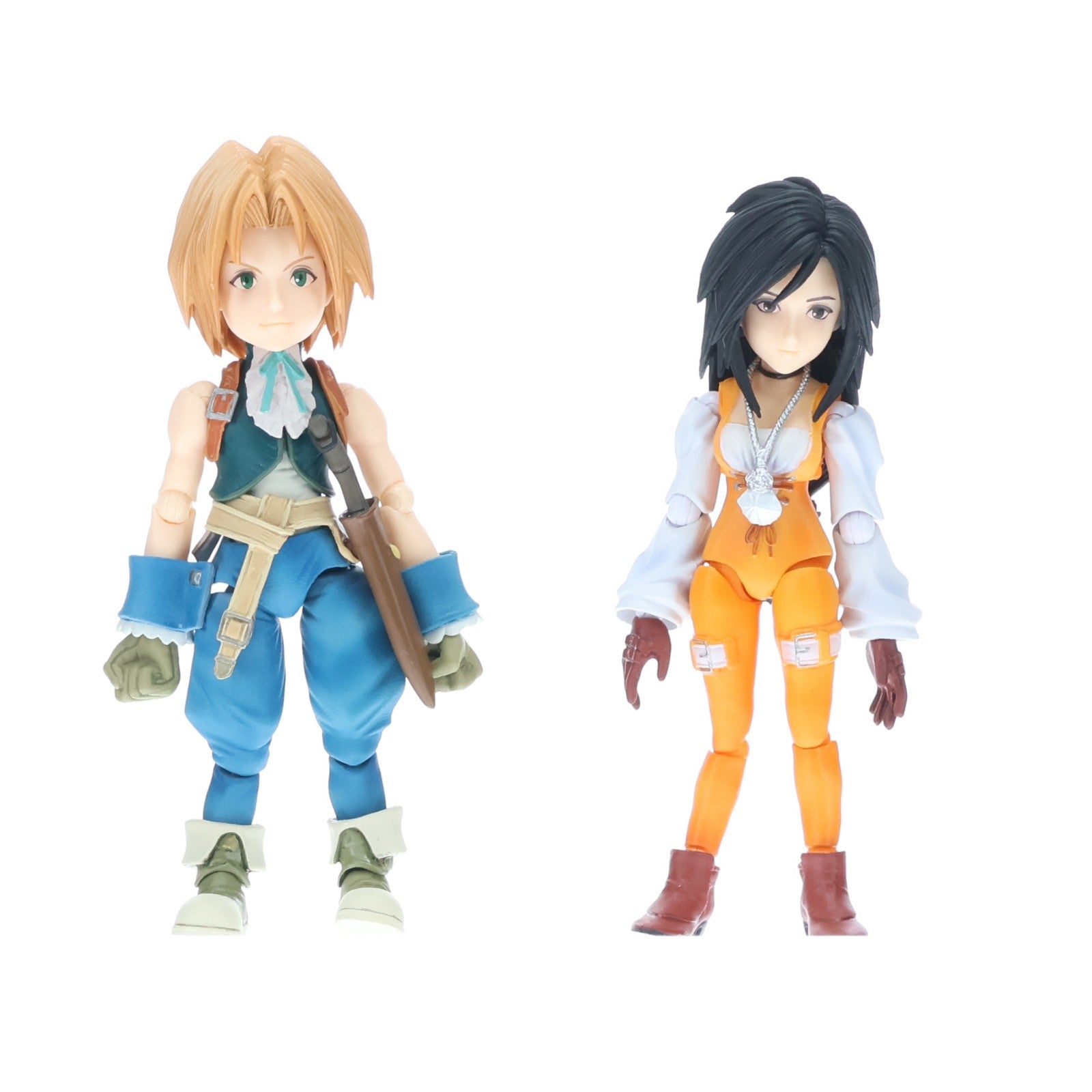 【中古即納】[FIG] BRING ARTS(ブリングアーツ) ジタン・トライバル&ガーネット・ティル・アレクサンドロス17世 FINAL FANTASY IX(ファイナルファンタジー9) 完成品 可動フィギュア スクウェア・エニックス(20190829)