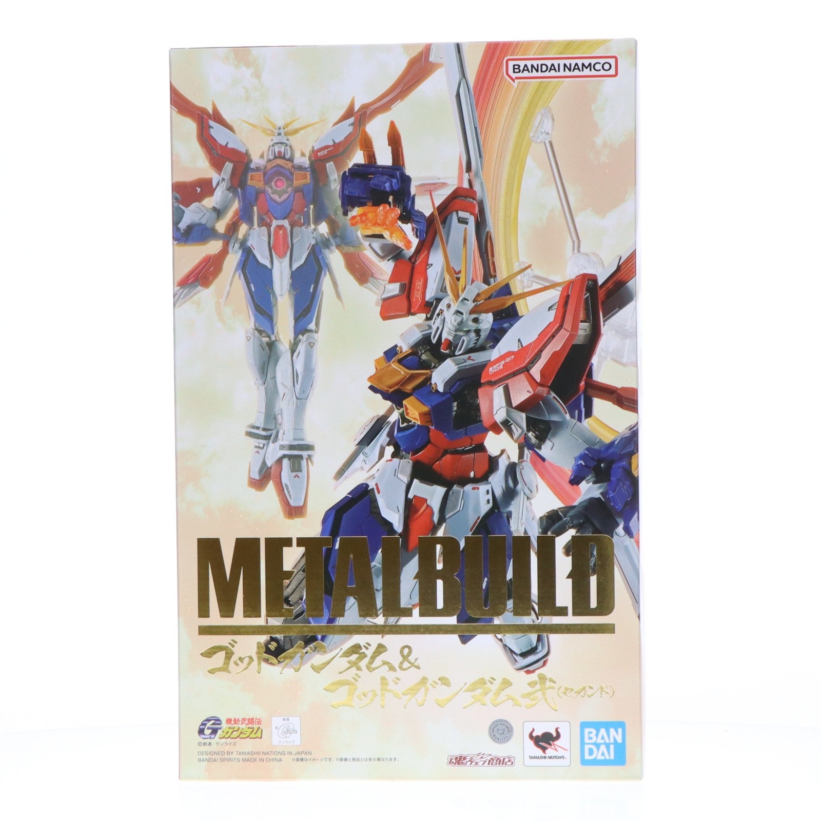 【中古即納】[FIG] 初期不良対応済み 魂ウェブ商店限定 METAL BUILD ゴッドガンダム&ゴッドガンダム弐(セカンド) 機動武闘伝Gガンダム 完成品 可動フィギュア バンダイスピリッツ(20250825)
