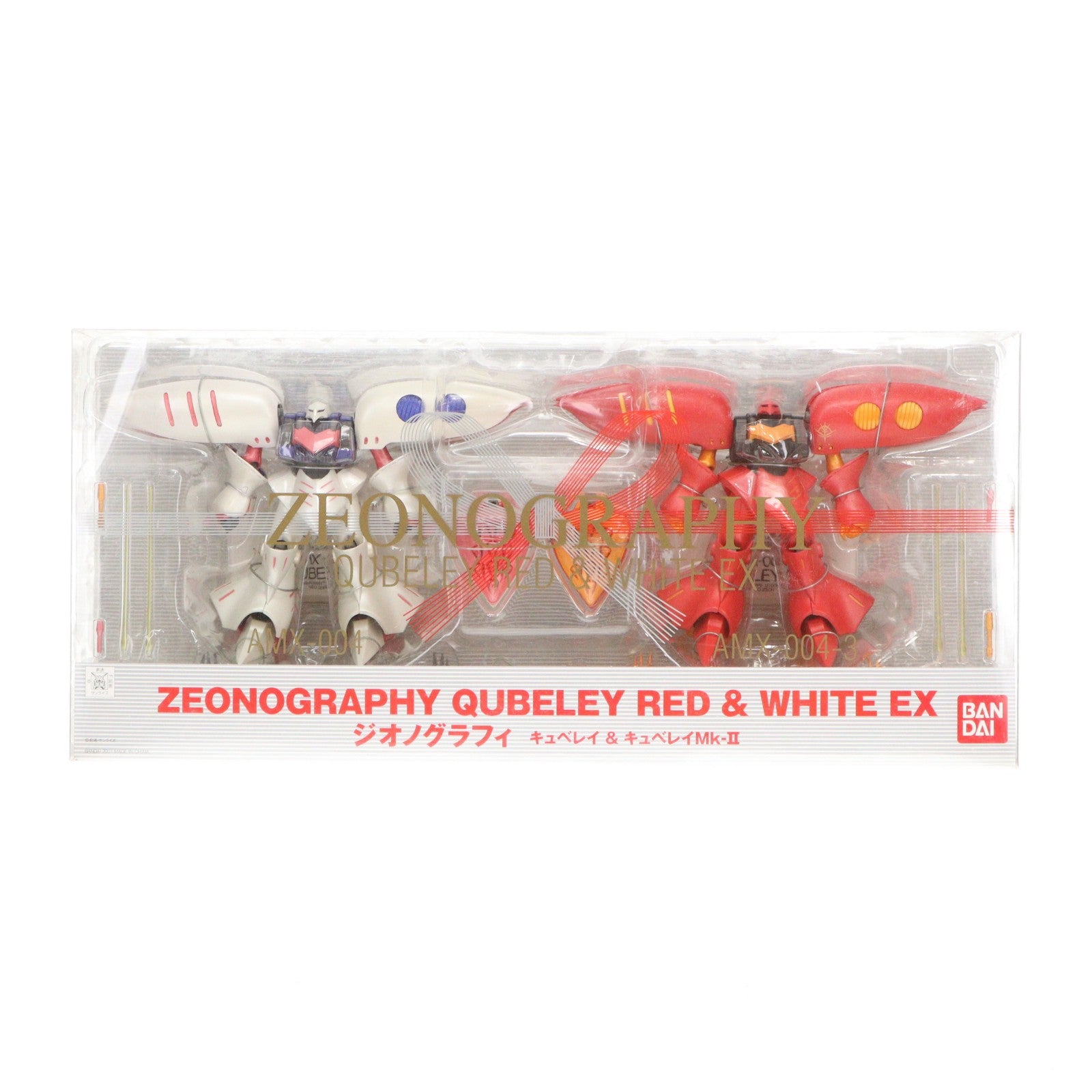 【中古即納】[FIG] ZEONOGRAPHY(ジオノグラフィー) QUBELEY RED & WHITE(キュベレイ レッド&ホワイト) EX 機動戦士Zガンダム 完成品 可動フィギュア バンダイ(20071228)