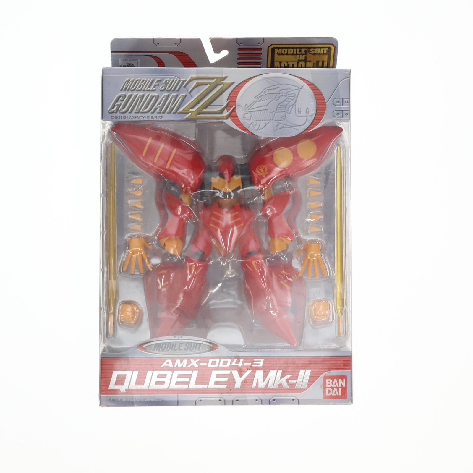 【中古即納】[FIG] MS IN ACTION!!(モビルスーツ・イン・アクション) AMX-004-3 キュベレイMk-II(プルツー機) 機動戦士ガンダムZZ(ダブルゼータ) 完成品 可動フィギュア バンダイ(20030620)