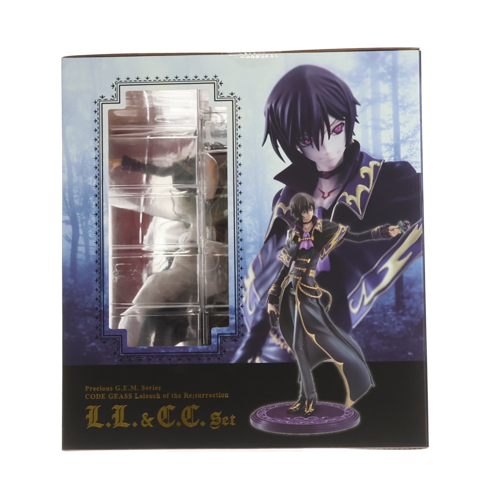 【中古即納】[FIG] 特典設定資料紙2枚付属 Precious G.E.M.シリーズ L.L.&C.C.セット(エルツー&シーツーセット) コードギアス 復活のルルーシュ 完成品 フィギュア 一部店舗&オンラインショップ限定 メガハウス(20200731)