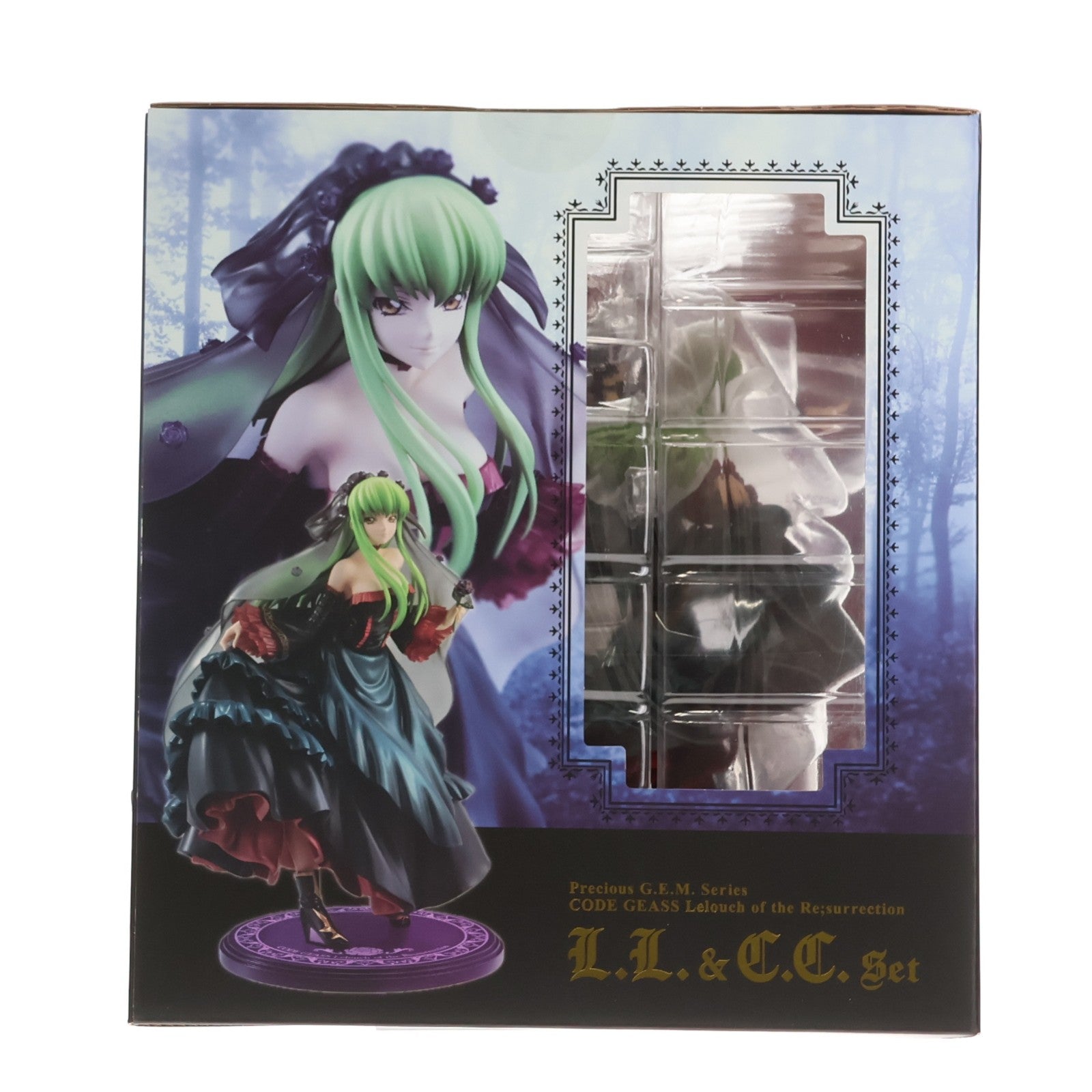 【中古即納】[FIG] 特典設定資料紙2枚付属 Precious G.E.M.シリーズ L.L.&C.C.セット(エルツー&シーツーセット) コードギアス 復活のルルーシュ 完成品 フィギュア 一部店舗&オンラインショップ限定 メガハウス(20200731)