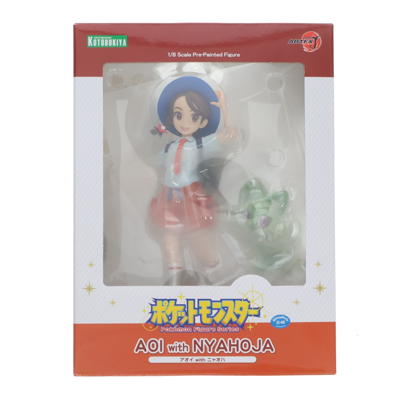 【中古即納】[FIG] ARTFX J アオイ with ニャオハ ポケットモンスター スカーレット・バイオレット 1/8 完成品 フィギュア(PV141) コトブキヤ(20240731)