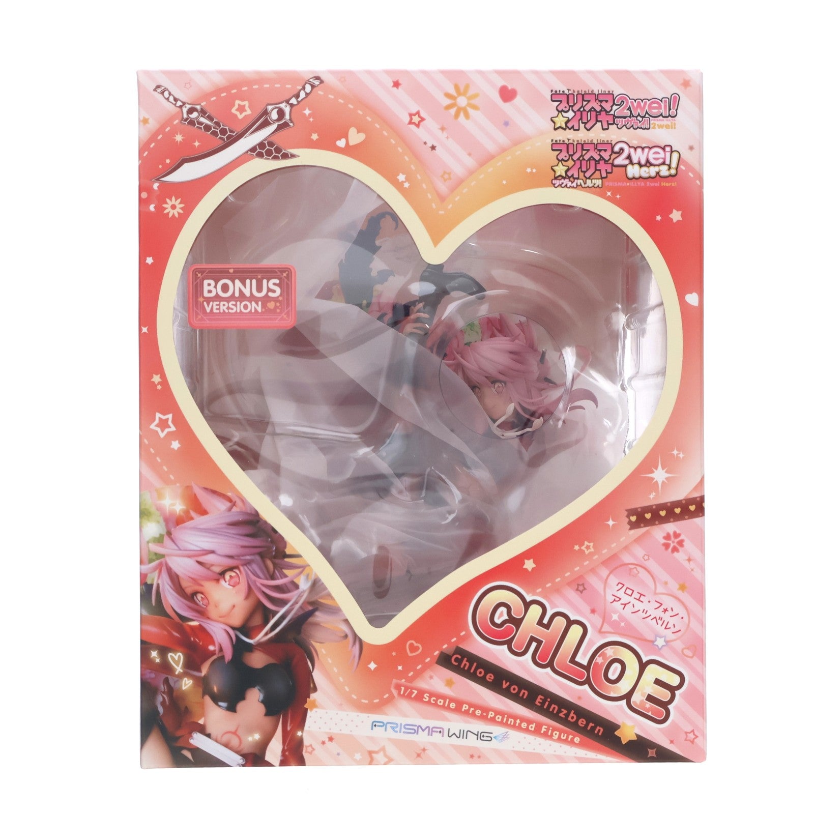 【中古即納】[FIG] Prime 1 Studio Online限定 PRISMA WING クロエ・フォン・アインツベルン BONUS Ver.(ボーナス版) Fate/kaleid liner プリズマ☆イリヤ ツヴァイ!&ヘルツ! 1/7 完成品 フィギュア(PWFKL-02PS) プライム1スタジオ(20240228)