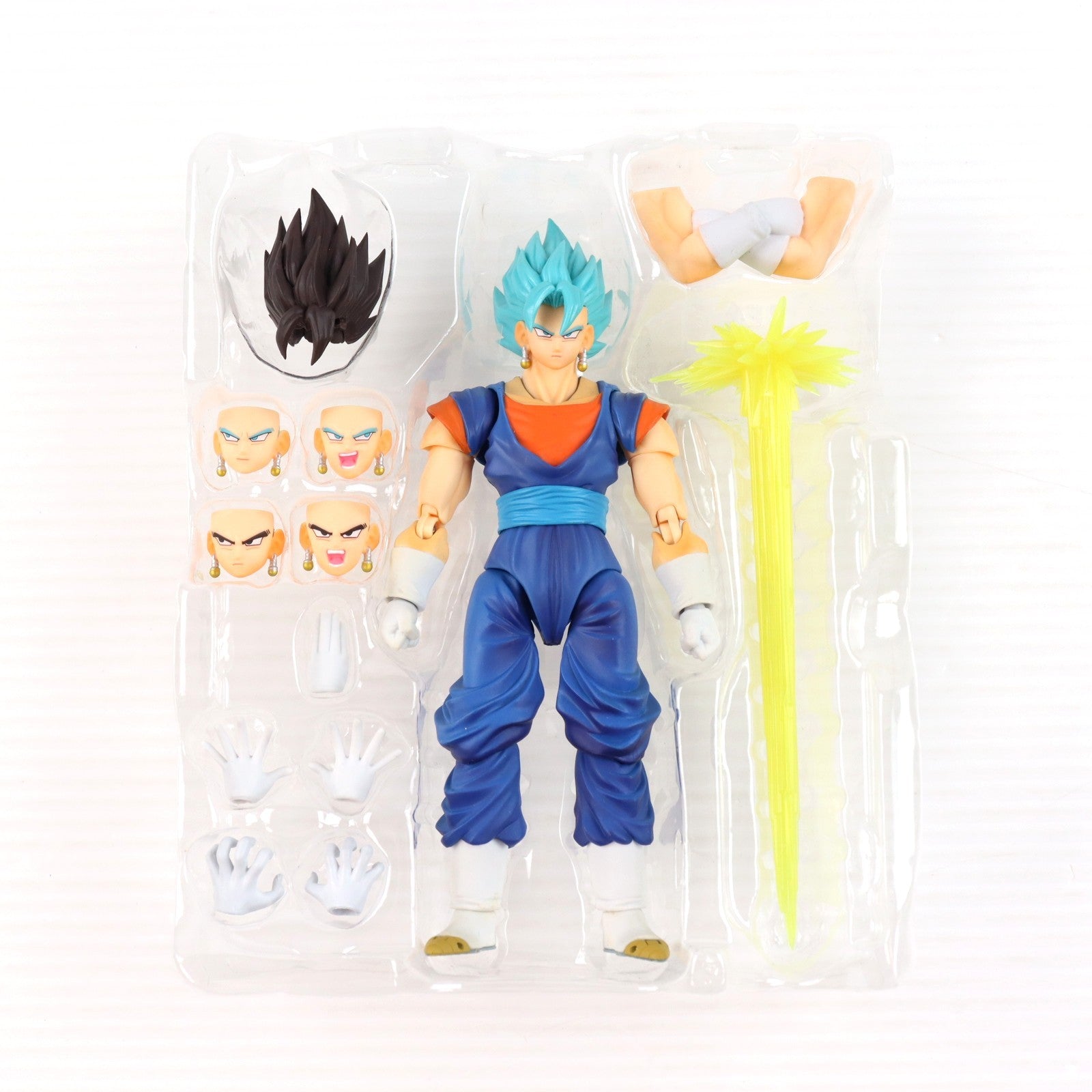 【中古即納】[FIG] 2018コミコン限定 S.H.Figuarts(フィギュアーツ) スーパーサイヤ人ゴッドスーパーサイヤ人ベジット Event Exclusive Color Edition ドラゴンボール超(スーパー) 完成品 可動フィギュア バンダイ(20180719)