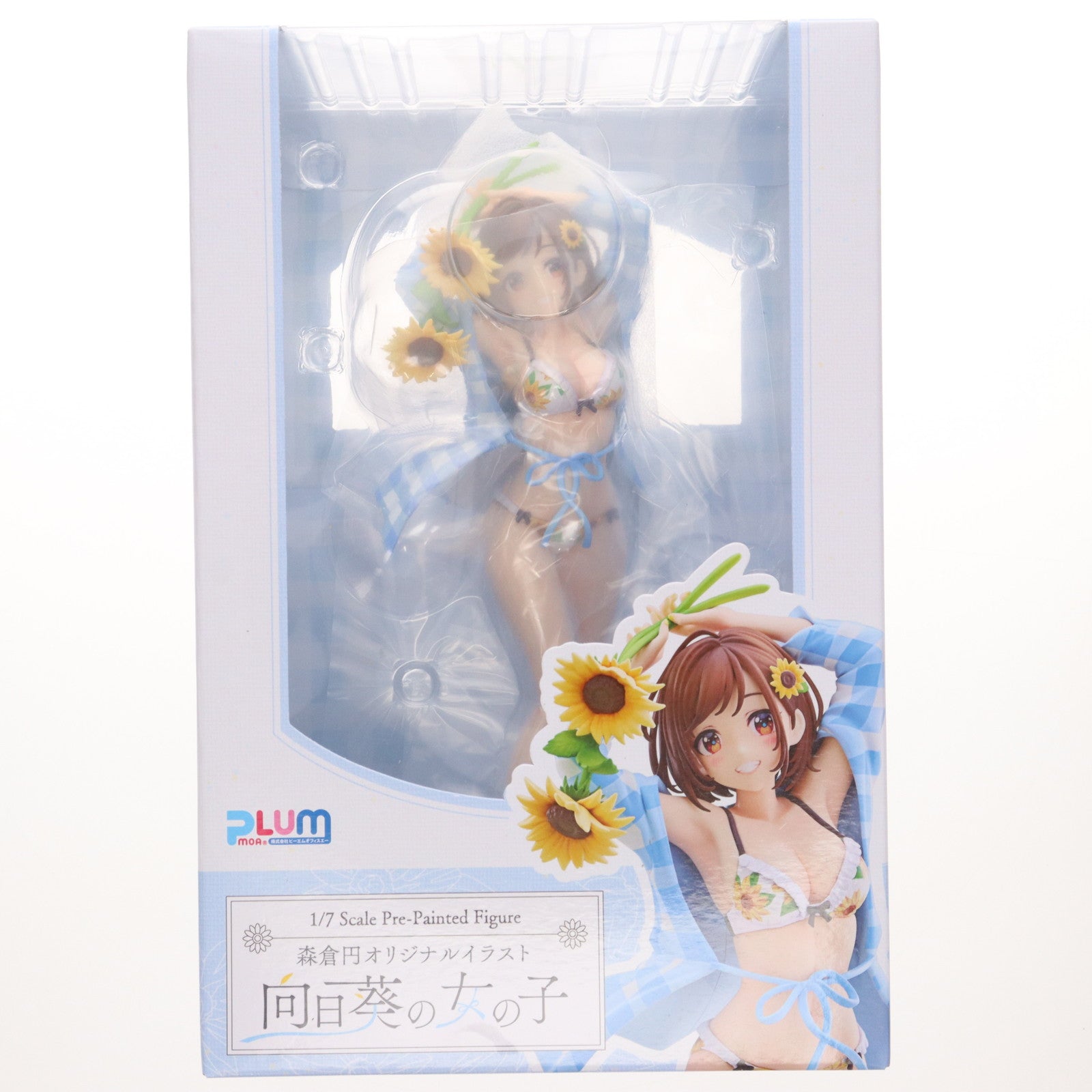 【中古即納】[FIG] 森倉円オリジナルイラスト [向日葵の女の子] 1/7 完成品 フィギュア(PF377) ピーエムオフィスエー(20250531)