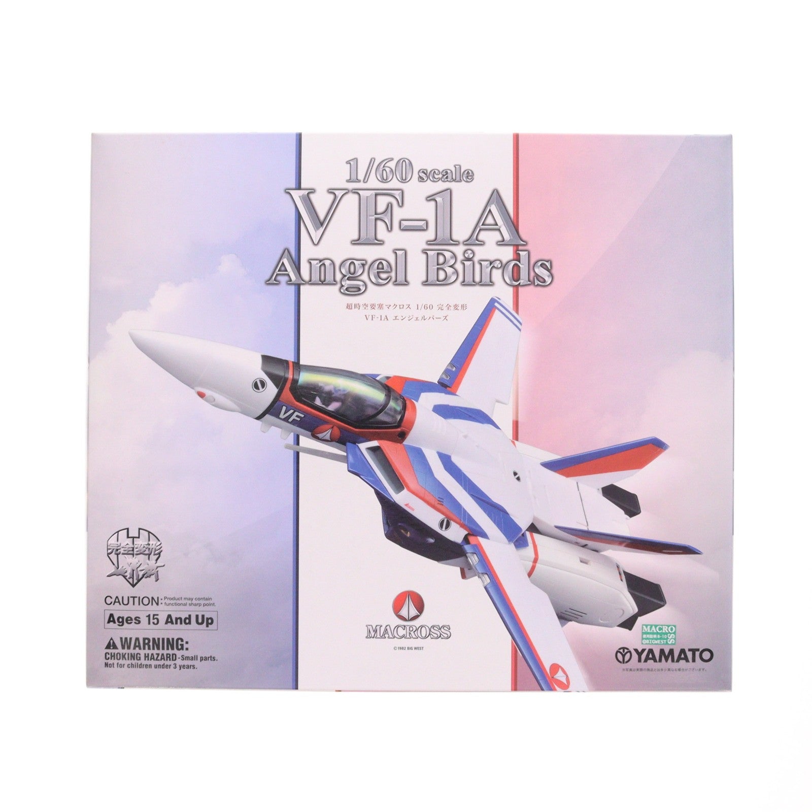【中古即納】[FIG] 初期不良対応パーツ無し 完全変形 1/60 VF-1A エンジェルバーズ 超時空要塞マクロス 完成品 可動フィギュア マクロス・クロニクル誌上通販限定 YAMATO(やまと)(20110608)
