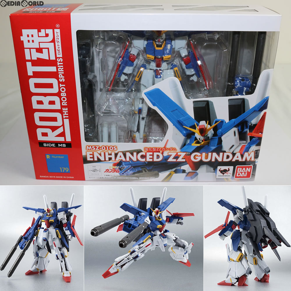 【中古即納】[FIG] ROBOT魂(SIDE MS) 強化型ZZガンダム 機動戦士ガンダムZZ(ダブルゼータ) 完成品 可動フィギュア バンダイ(20150418)