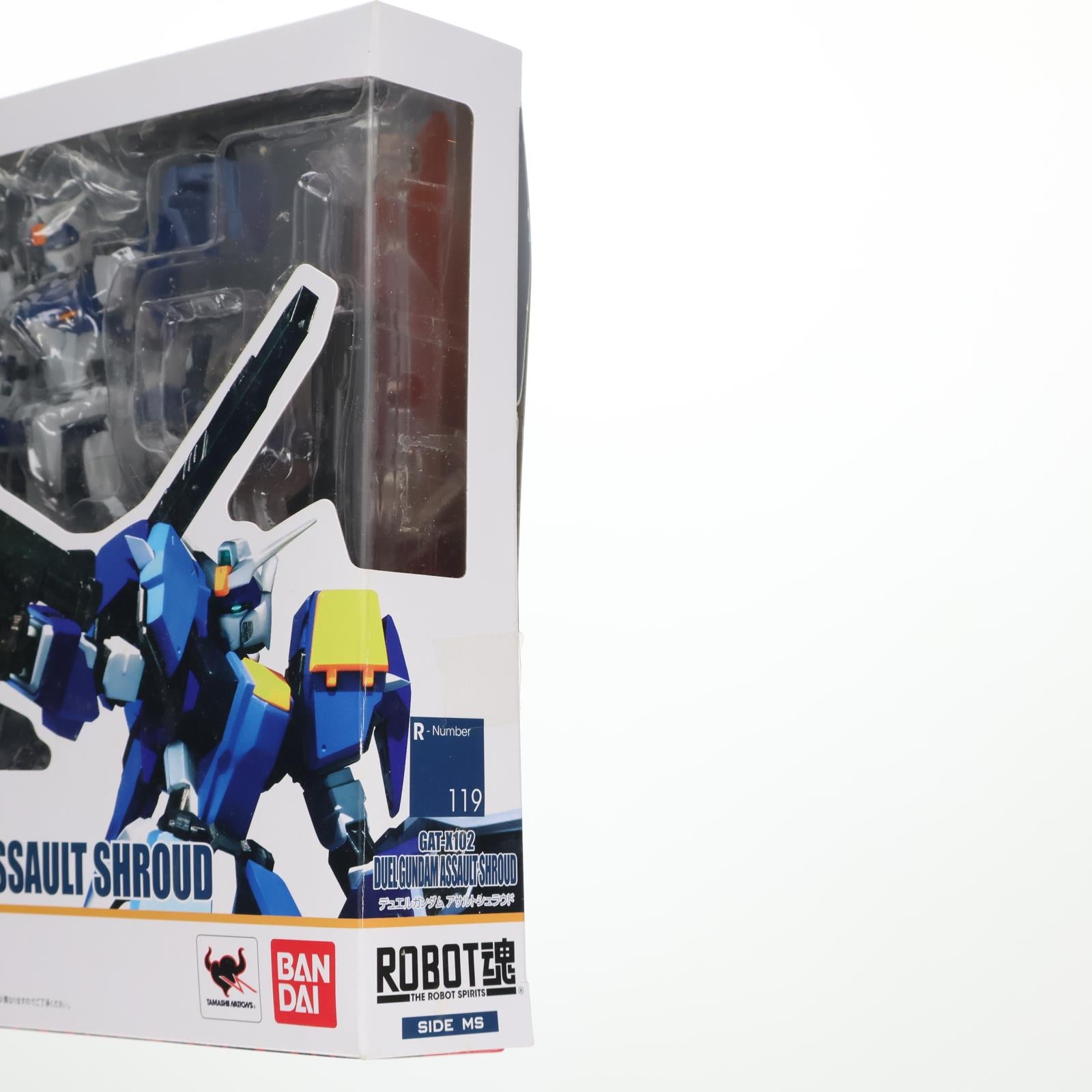 【中古即納】[FIG] ROBOT魂(SIDE MS) デュエルガンダム(アサルトシュラウド) 機動戦士ガンダムSEED(シード) 完成品 可動フィギュア バンダイ(20120825)