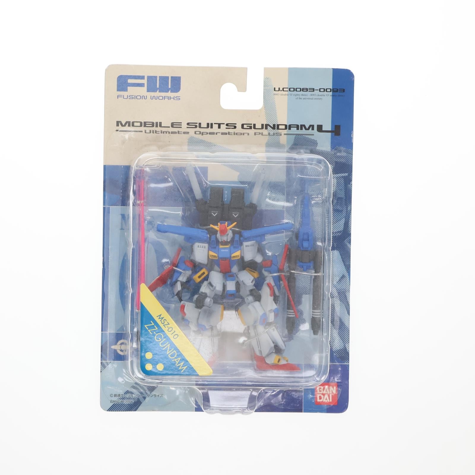 【中古即納】[FIG] (単品)(食玩) MSZ-010 ZZガンダム FW ガンダムアルティメットオペレーション プラス4 機動戦士ガンダムZZ(ダブルゼータ) フィギュア バンダイ(20060630)