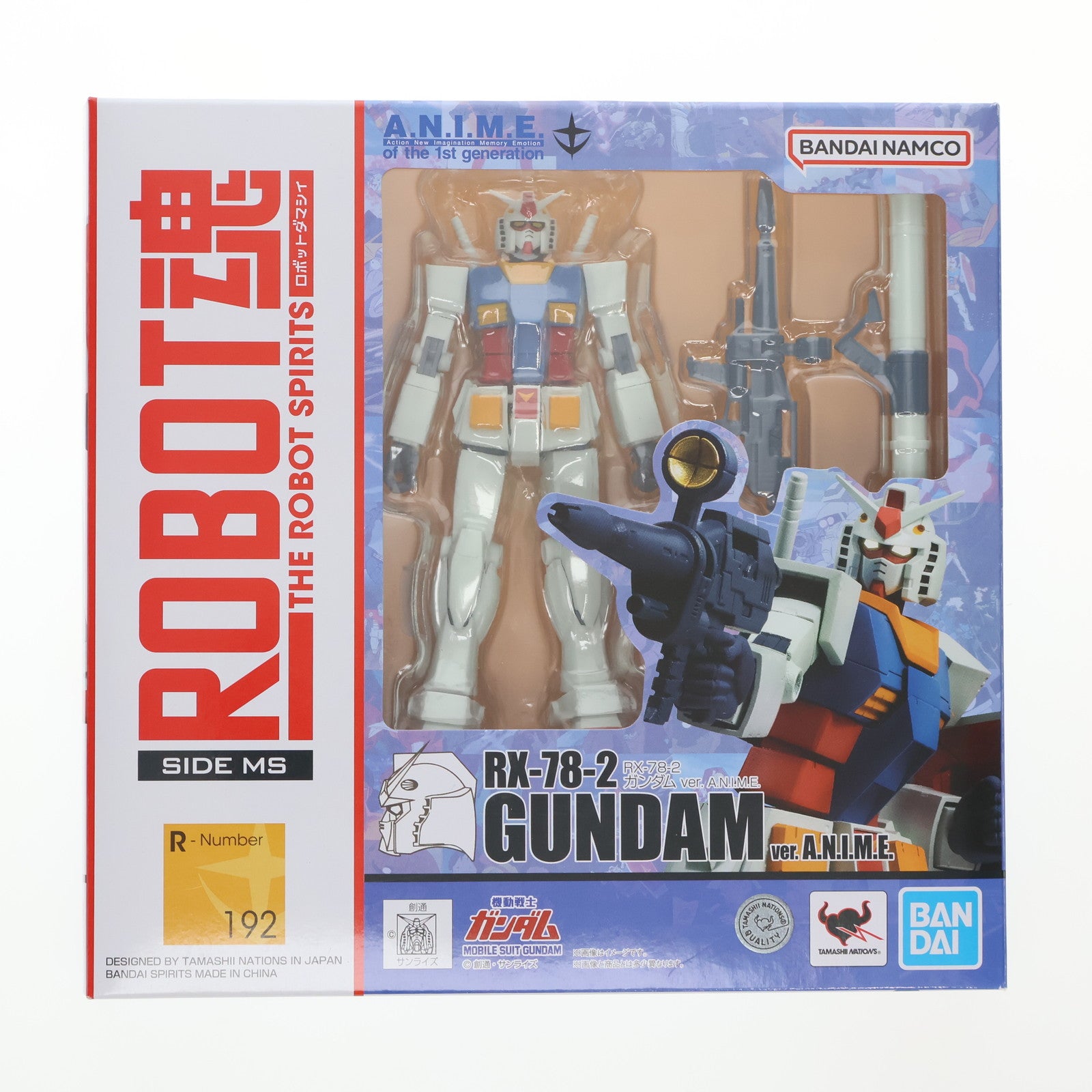 【中古即納】[FIG] (再々販) ROBOT魂(SIDE MS) RX-78-2 ガンダム ver. A.N.I.M.E. 機動戦士ガンダム 完成品 可動フィギュア バンダイスピリッツ(20251213)