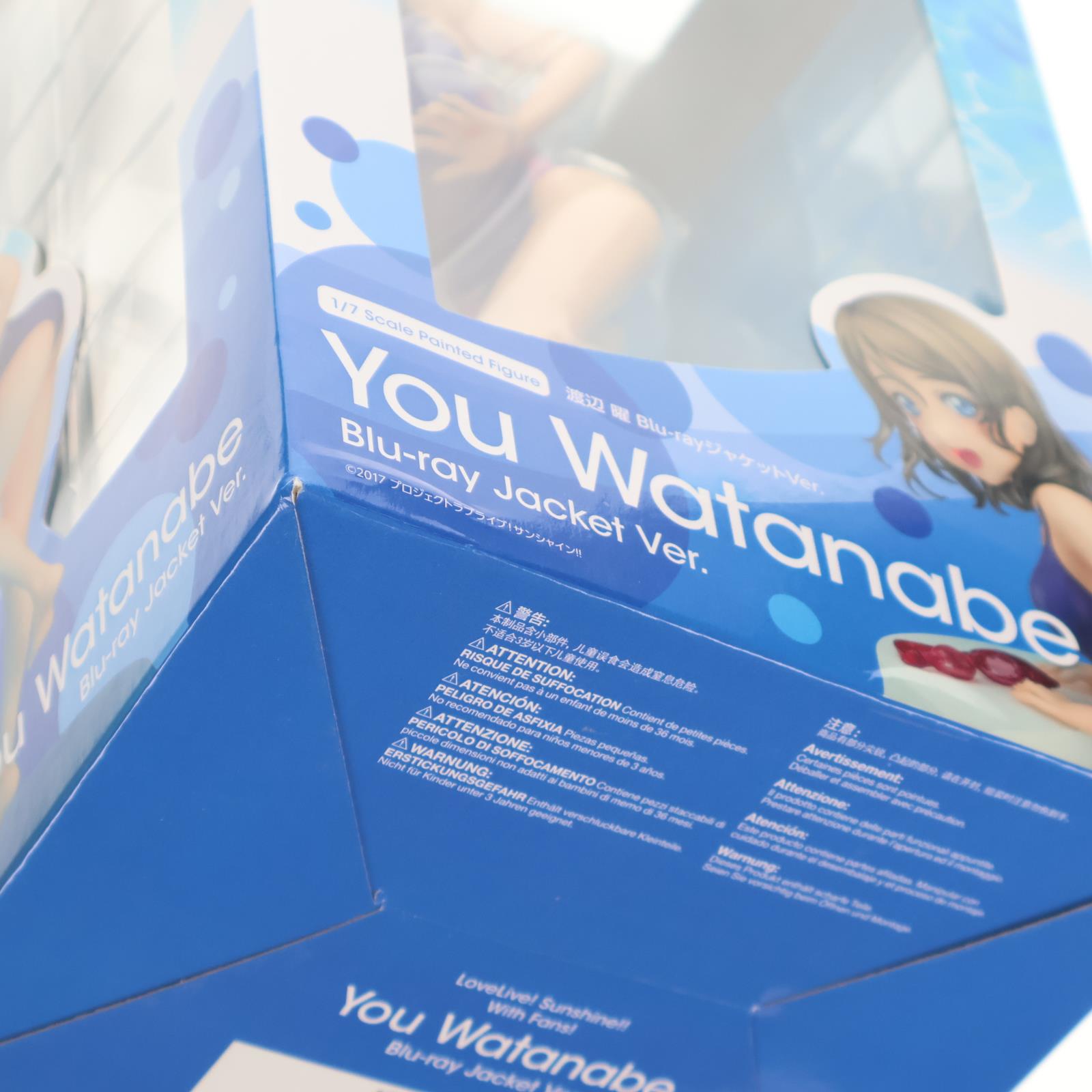 【中古即納】[FIG] 特典CD付属 A-on STORE限定 渡辺曜(わたなべよう) Blu-rayジャケットVer.(限定版!!) ラブライブ!サンシャイン!! 1/7 完成品 フィギュア(TU-1453) With Fans!(ウィズファンズ)/バンダイナムコアーツ(20190228)