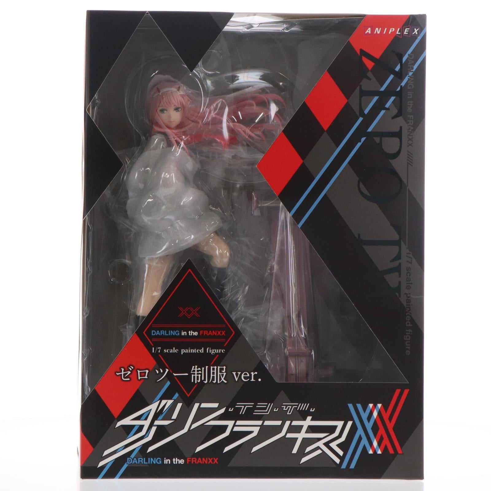 【中古即納】[FIG] (再販) ANIPLEX+限定 ゼロツー 制服ver. ダーリン・イン・ザ・フランキス 1/7 完成品 フィギュア(MD21-0303001) アニプレックス(20191130)