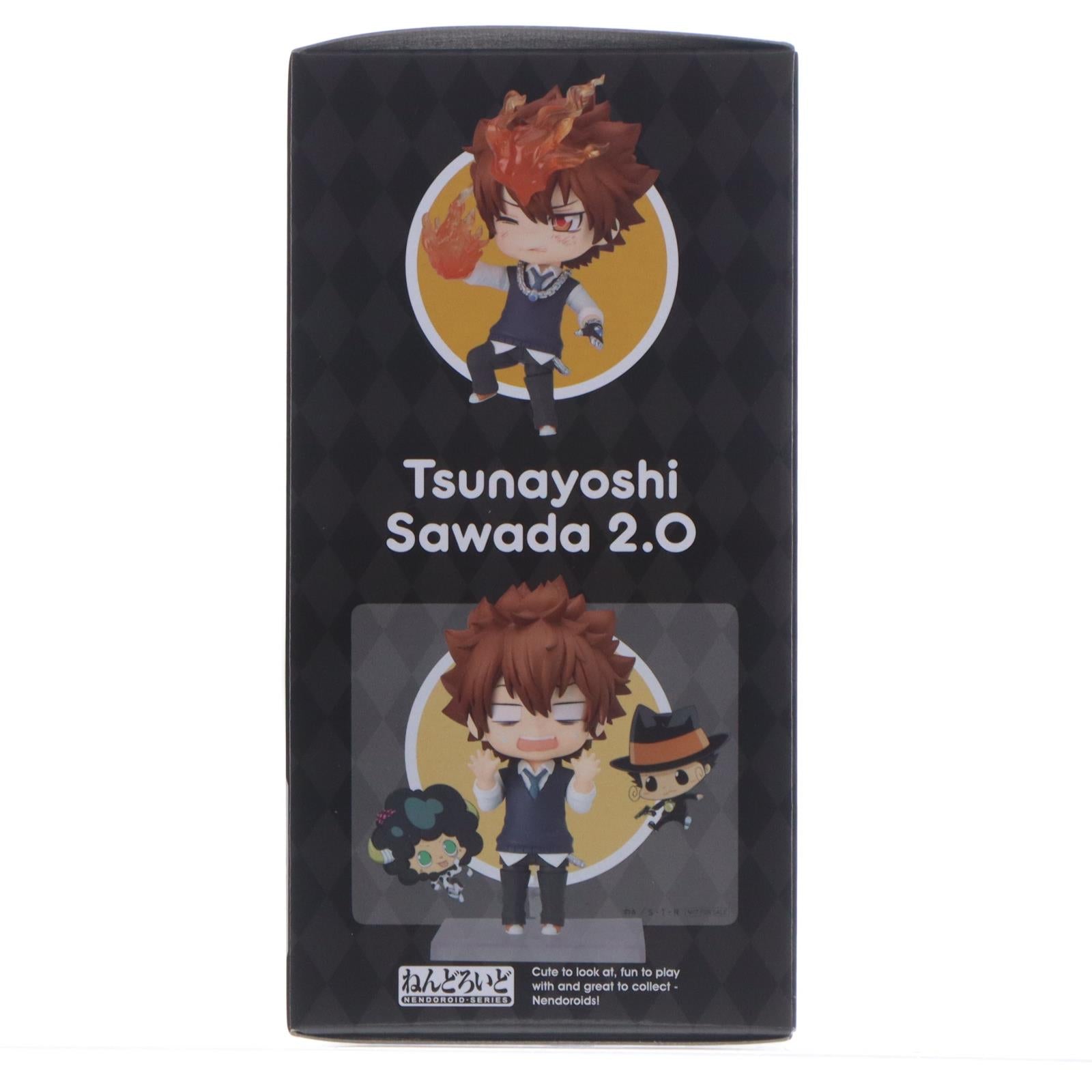 【中古即納】[FIG] グッドスマイルカンパニー公式ショップ特典付属 ねんどろいど 2756 沢田綱吉(さわだつなよし) 2.0 家庭教師ヒットマンREBORN!(リボーン!) 完成品 可動フィギュア オランジュ・ルージュ(20250921)