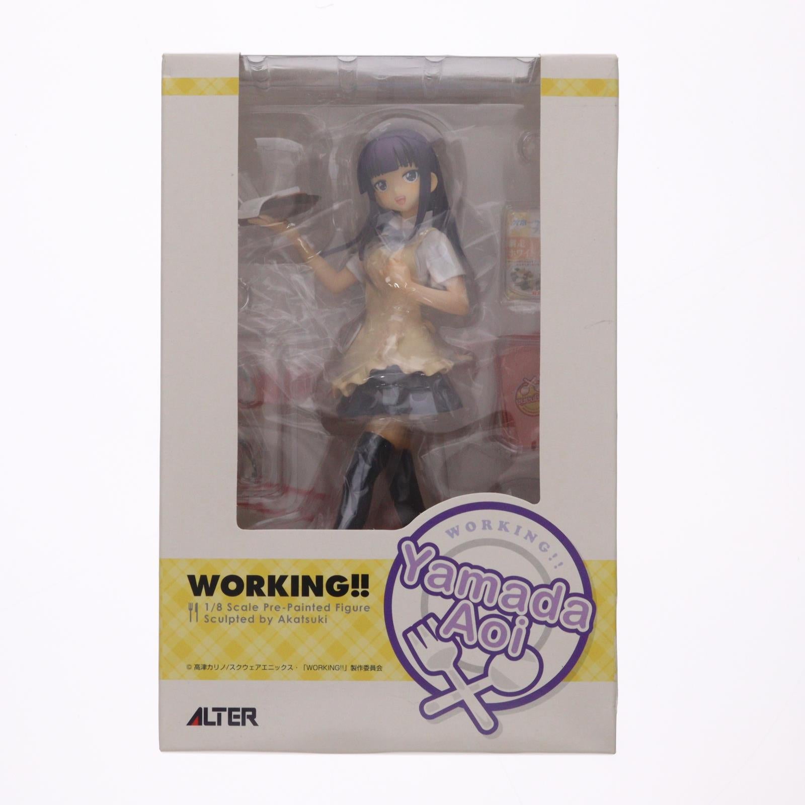 【中古即納】[FIG] 山田葵(やまだあおい) WORKING!!(ワーキング!!) 1/8 完成品 フィギュア アルター(20111201)