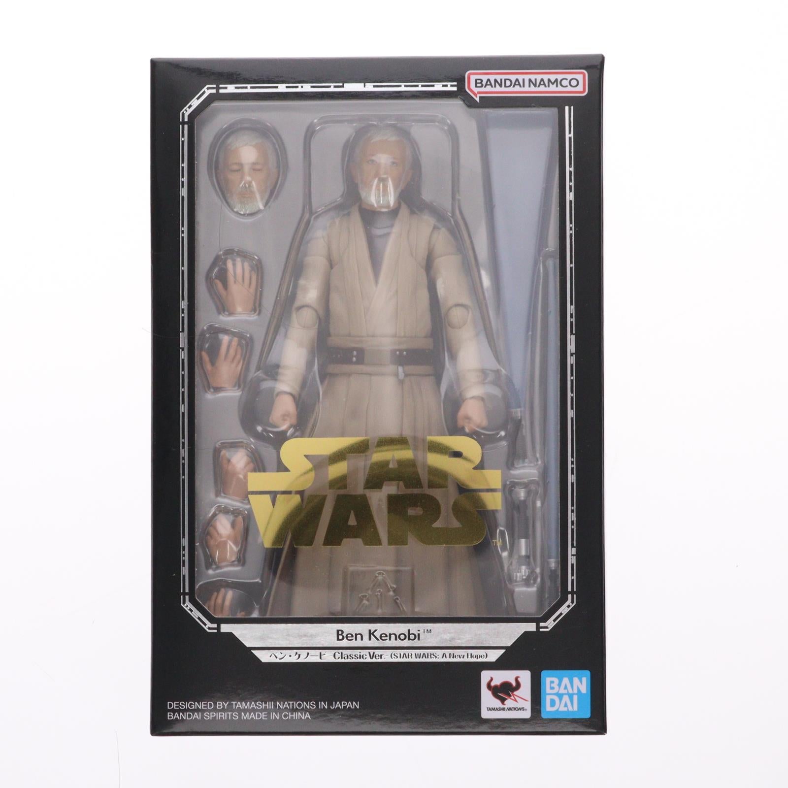 【中古即納】[FIG] S.H.Figuarts(フィギュアーツ) ベン・ケノービ-Classic Ver.-(STAR WARS: A New Hope) STAR WARS(スター・ウォーズ) エピソード4/新たなる希望 完成品 可動フィギュア バンダイスピリッツ(20250927)