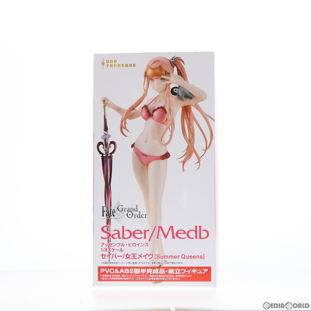 【中古即納】[FIG] アッセンブル・ヒロインズ セイバー/女王メイヴ【Summer Queens】 Fate/Grand Order(フェイト/グランドオーダー) 1/8 半完成品 組み立てフィギュアキット アワートレジャー(20211226)