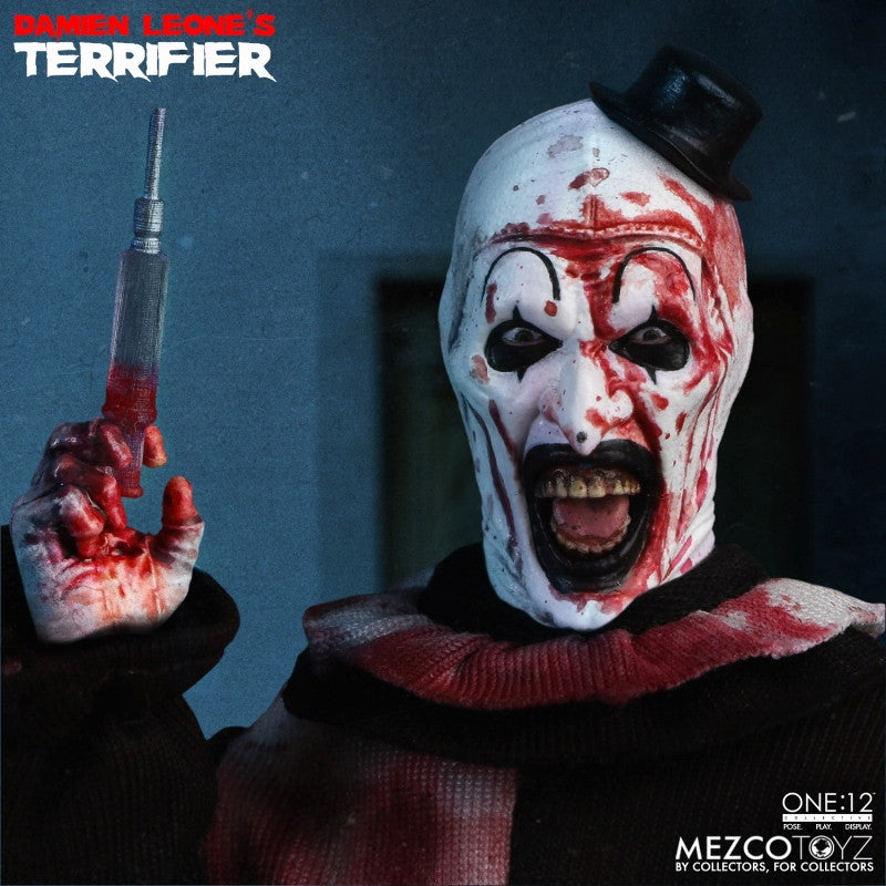 【中古即納】[FIG] ワン12コレクティブ アート・ザ・クラウン DXエディション Terrifier(テリファー) 1/12 完成品 アクションフィギュア メズコトイズ(20250430)