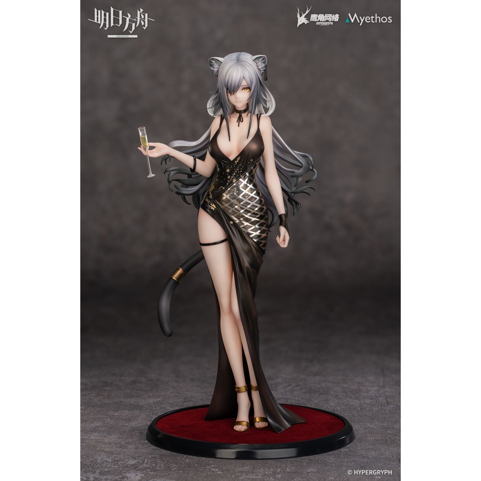 【中古即納】[FIG] アクリルキーチャーム付属 シュヴァルツ ドレス Ver. アークナイツ 1/7 完成品 フィギュア Myethos(ミートス)(20251211)