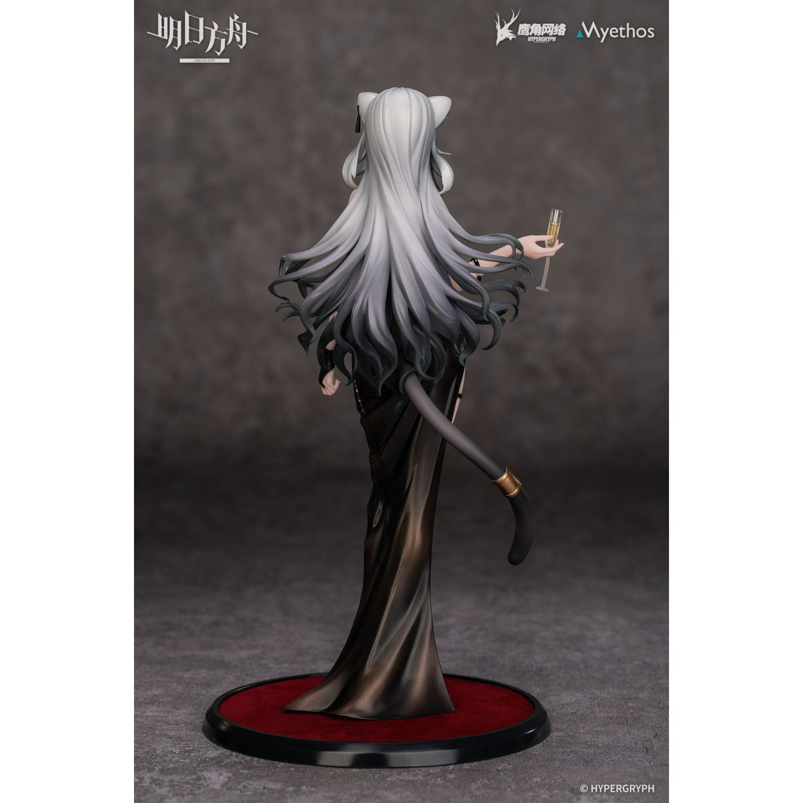 【中古即納】[FIG] アクリルキーチャーム付属 シュヴァルツ ドレス Ver. アークナイツ 1/7 完成品 フィギュア Myethos(ミートス)(20251211)