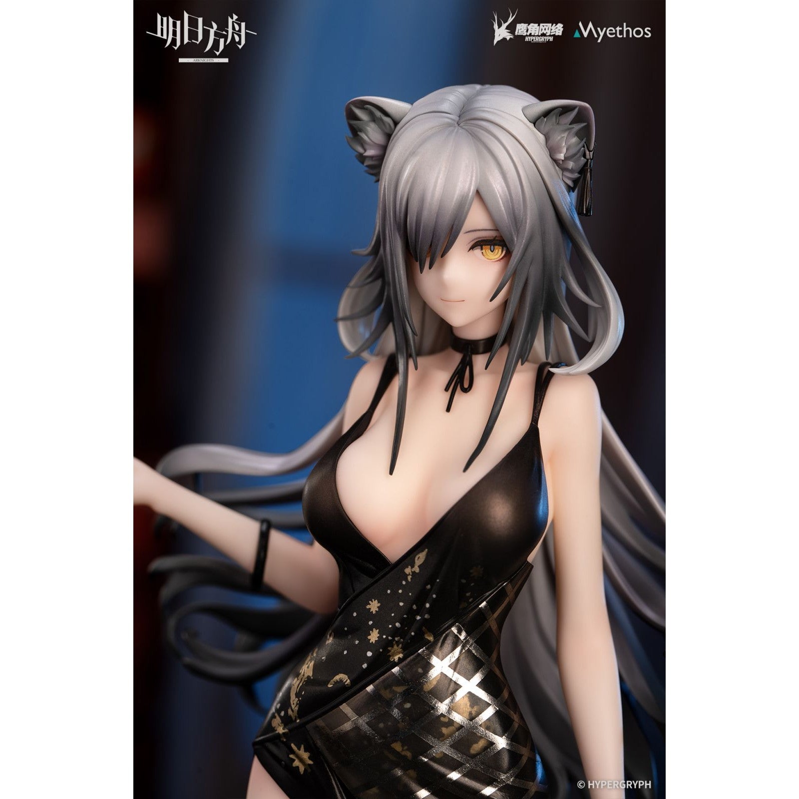【中古即納】[FIG] アクリルキーチャーム付属 シュヴァルツ ドレス Ver. アークナイツ 1/7 完成品 フィギュア Myethos(ミートス)(20251211)