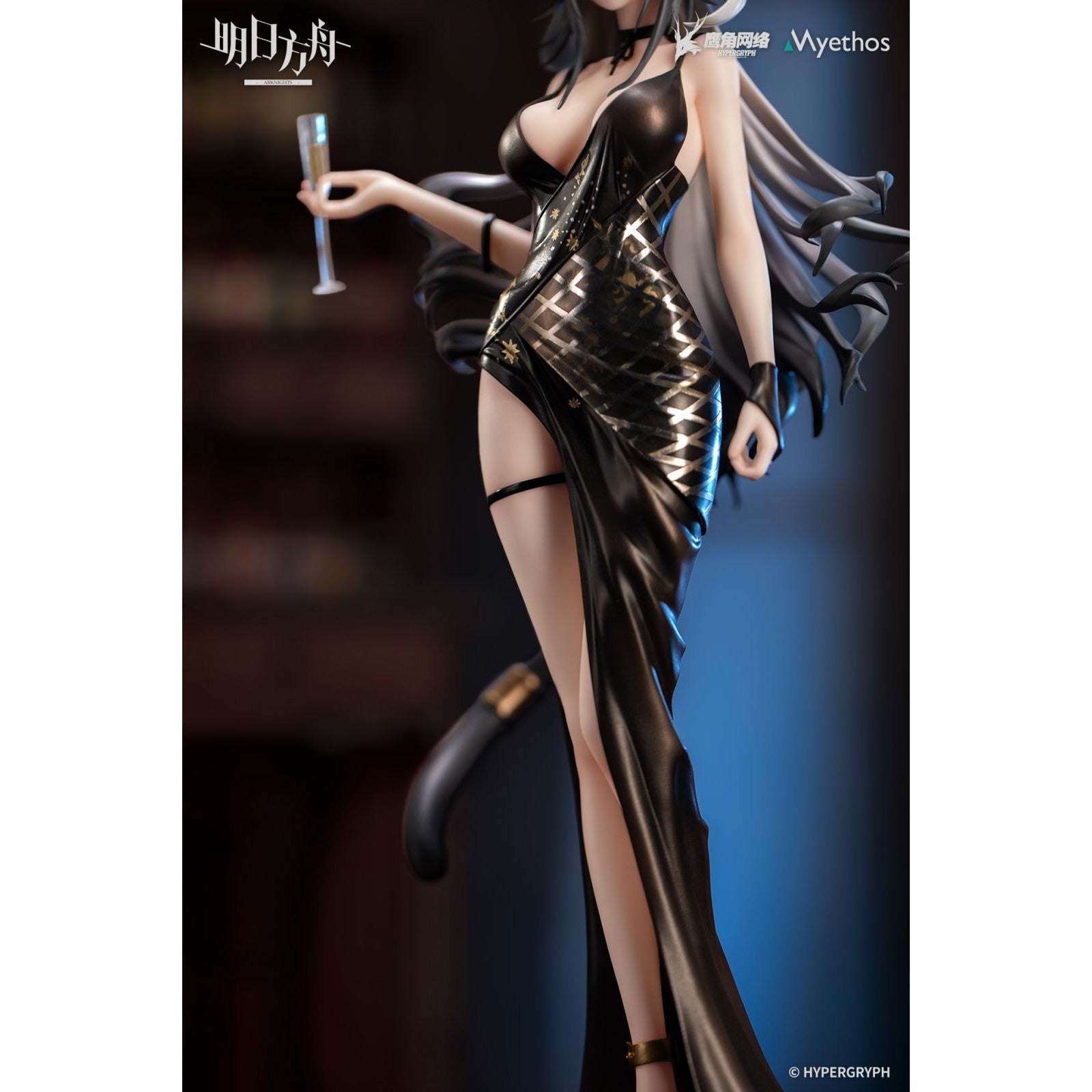 【中古即納】[FIG] アクリルキーチャーム付属 シュヴァルツ ドレス Ver. アークナイツ 1/7 完成品 フィギュア Myethos(ミートス)(20251211)