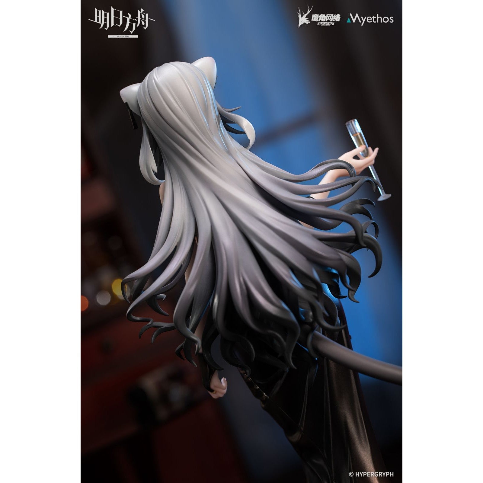 【中古即納】[FIG] アクリルキーチャーム付属 シュヴァルツ ドレス Ver. アークナイツ 1/7 完成品 フィギュア Myethos(ミートス)(20251211)