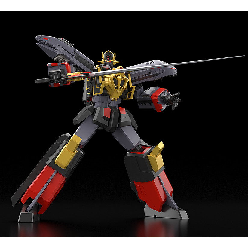 【中古即納】[FIG] THE合体 ブラックマイトガイン 勇者特急マイトガイン 完成品 可動フィギュア グッドスマイルカンパニー(20250930)