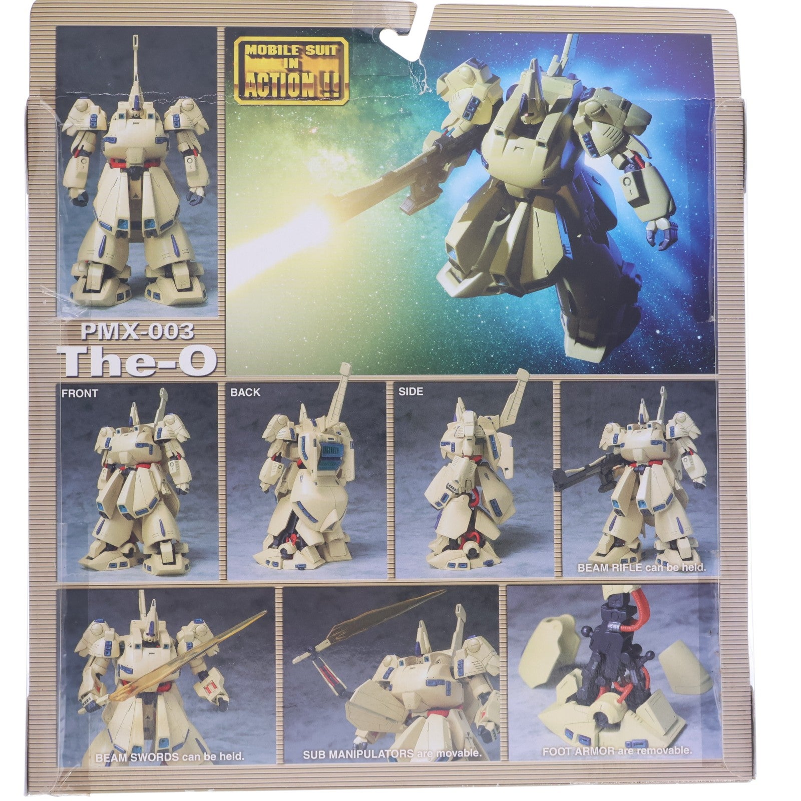 【中古即納】[FIG] MS IN ACTION!!(モビルスーツ・イン・アクション) PMX-003 ジ・オ 機動戦士Zガンダム 完成品 可動フィギュア バンダイ(20030329)
