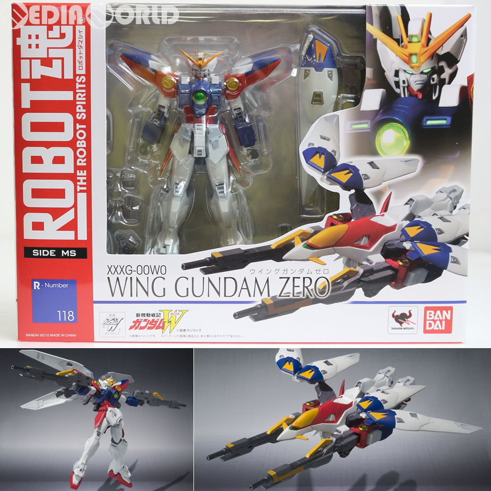 【中古即納】[FIG] ROBOT魂(SIDE MS) ウイングガンダムゼロ 新機動戦記ガンダムW(ウイング) 完成品 可動フィギュア バンダイ(20130720)