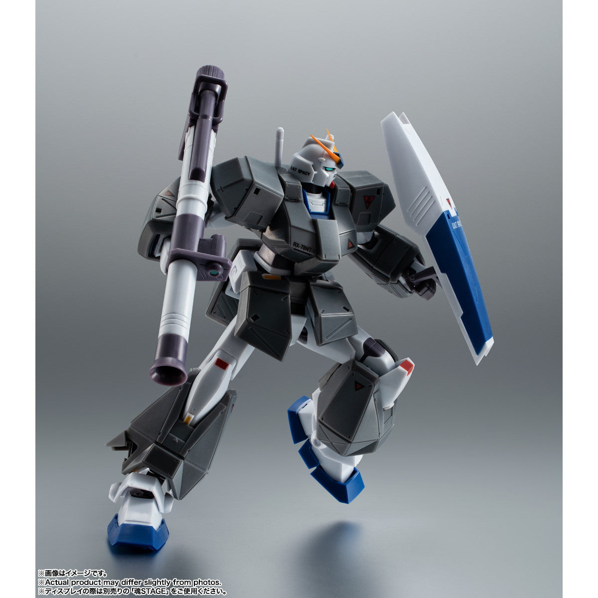 【中古即納】[FIG] ROBOT魂(SIDE MS) RX-78NT-1 ガンダムNT-1&チョバム・アーマー ver. A.N.I.M.E. 機動戦士ガンダム0080 ポケットの中の戦争 完成品 可動フィギュア バンダイスピリッツ(20251213)