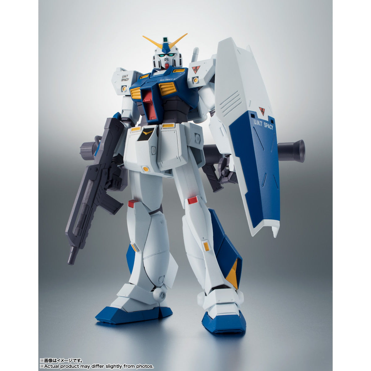 【中古即納】[FIG] ROBOT魂(SIDE MS) RX-78NT-1 ガンダムNT-1&チョバム・アーマー ver. A.N.I.M.E. 機動戦士ガンダム0080 ポケットの中の戦争 完成品 可動フィギュア バンダイスピリッツ(20251213)