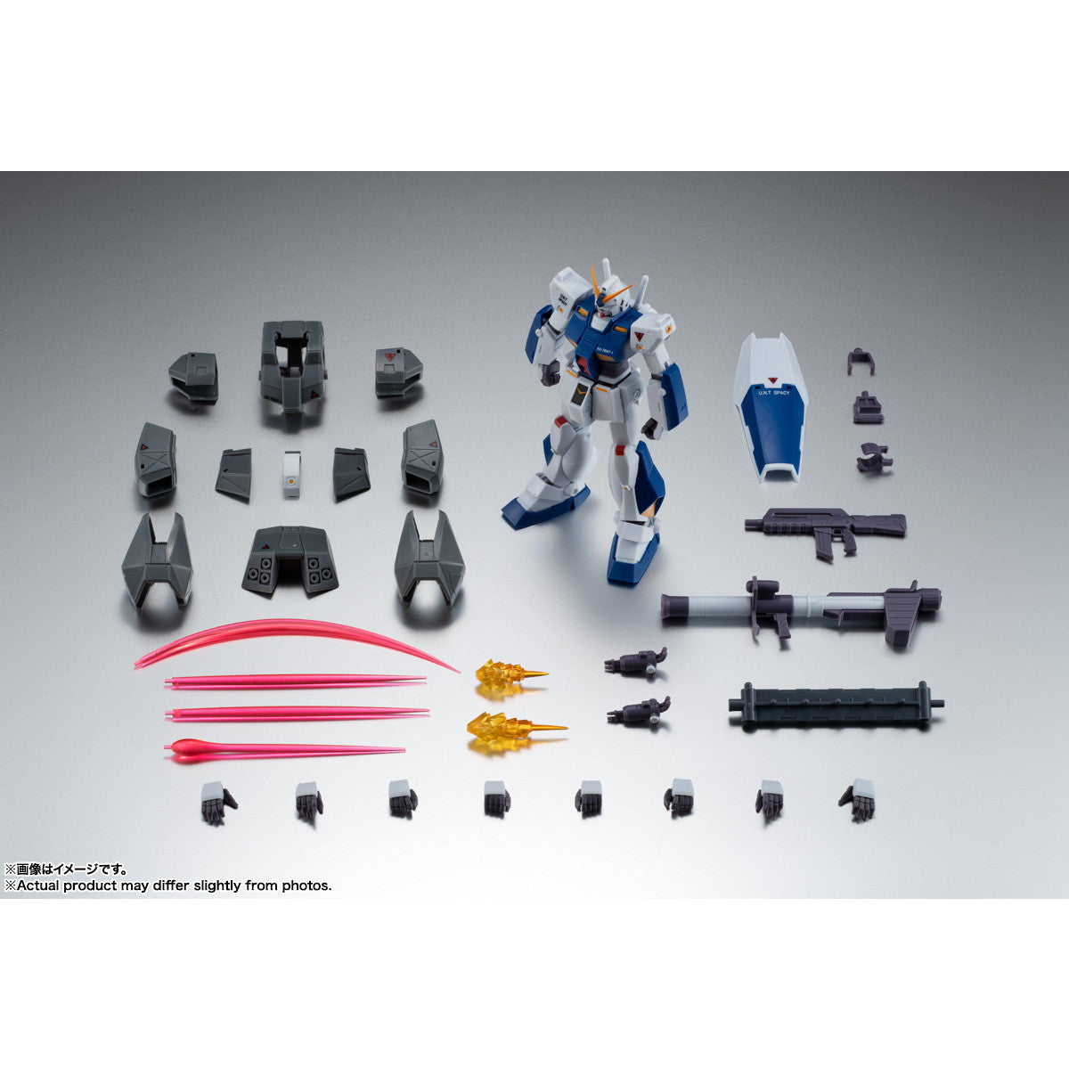 【中古即納】[FIG] ROBOT魂(SIDE MS) RX-78NT-1 ガンダムNT-1&チョバム・アーマー ver. A.N.I.M.E. 機動戦士ガンダム0080 ポケットの中の戦争 完成品 可動フィギュア バンダイスピリッツ(20251213)