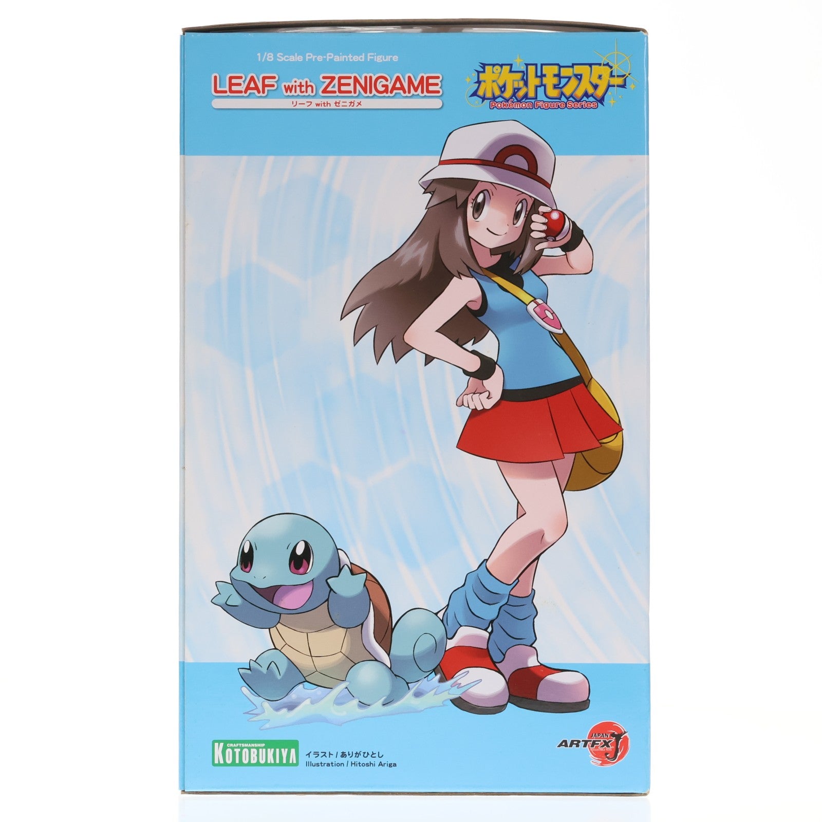 【中古即納】[FIG] ARTFX J リーフ with ゼニガメ ポケットモンスター ファイアレッド・リーフグリーン 1/8 完成品 フィギュア(PP817) コトブキヤ(20190928)