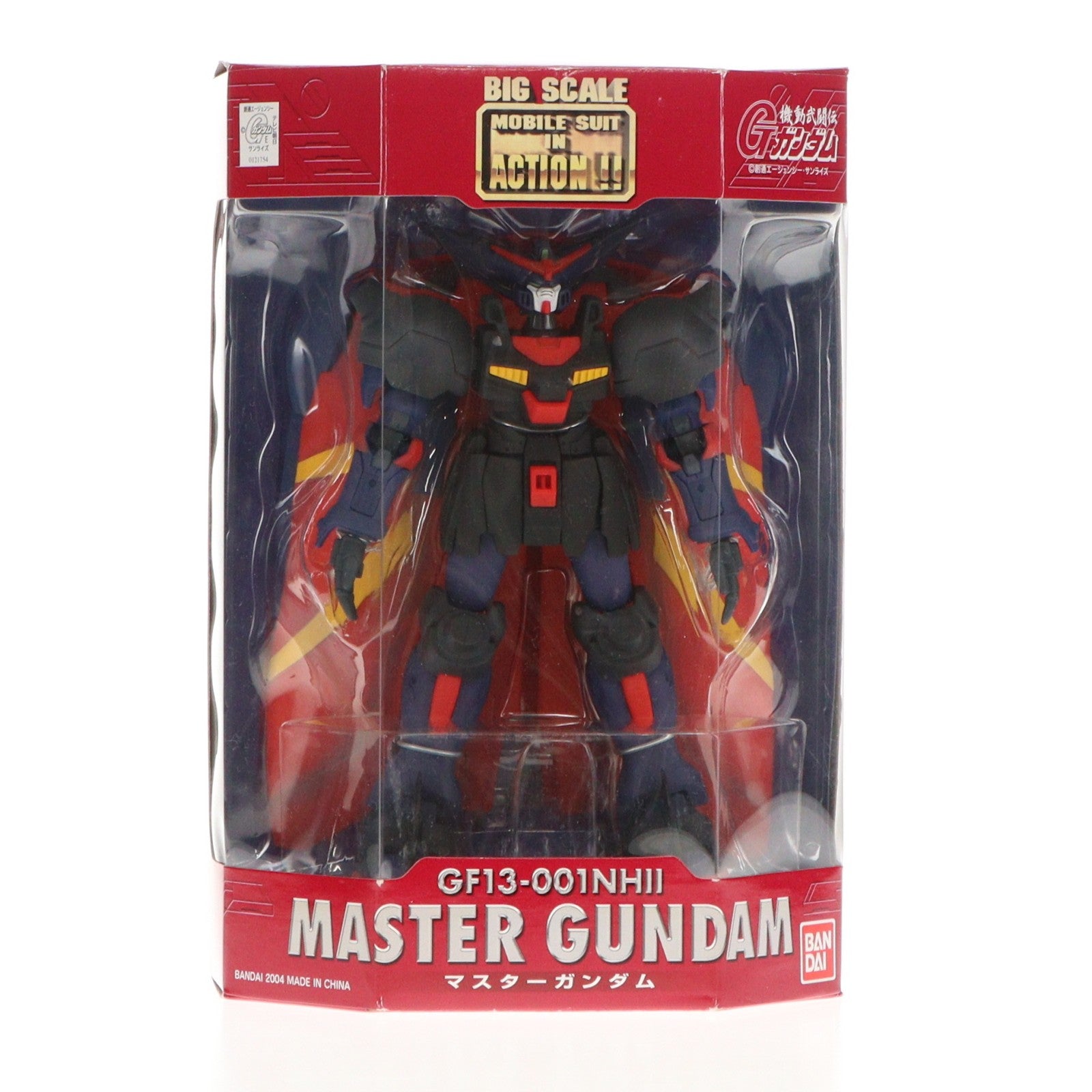 【中古即納】[FIG] BIG SCALE MS IN ACTION!!(モビルスーツ・イン・アクション) GF13-001NHII マスターガンダム 機動武闘伝Gガンダム 完成品 可動フィギュア バンダイ(20040331)