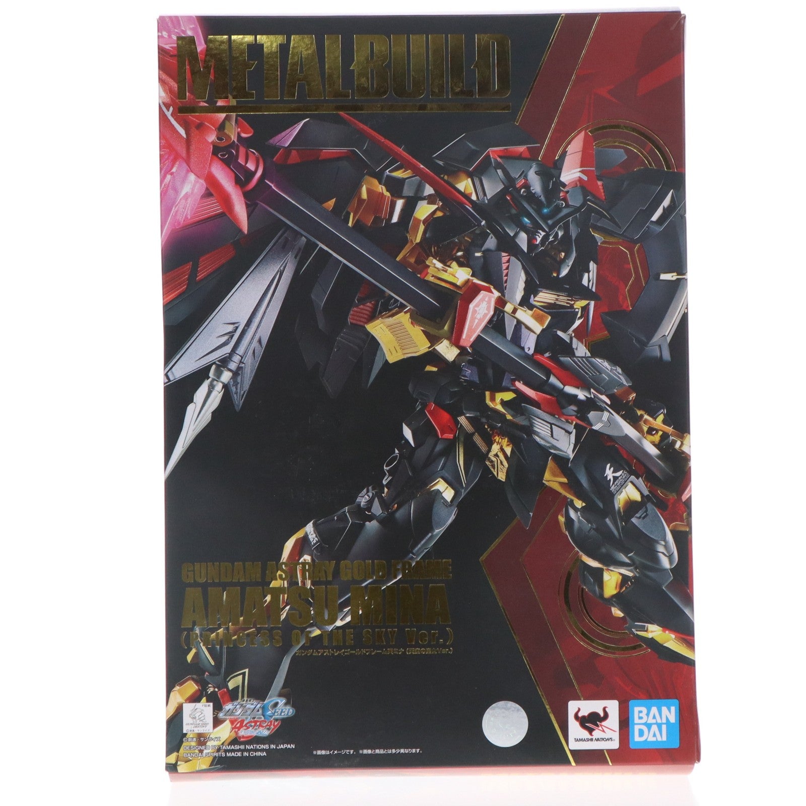 【中古即納】[FIG] METAL BUILD ガンダムアストレイゴールドフレーム天ミナ(天空の皇女Ver.) 機動戦士ガンダムSEED ASTRAY(シード アストレイ) 天空の皇女 完成品 可動フィギュア バンダイスピリッツ(20210424)