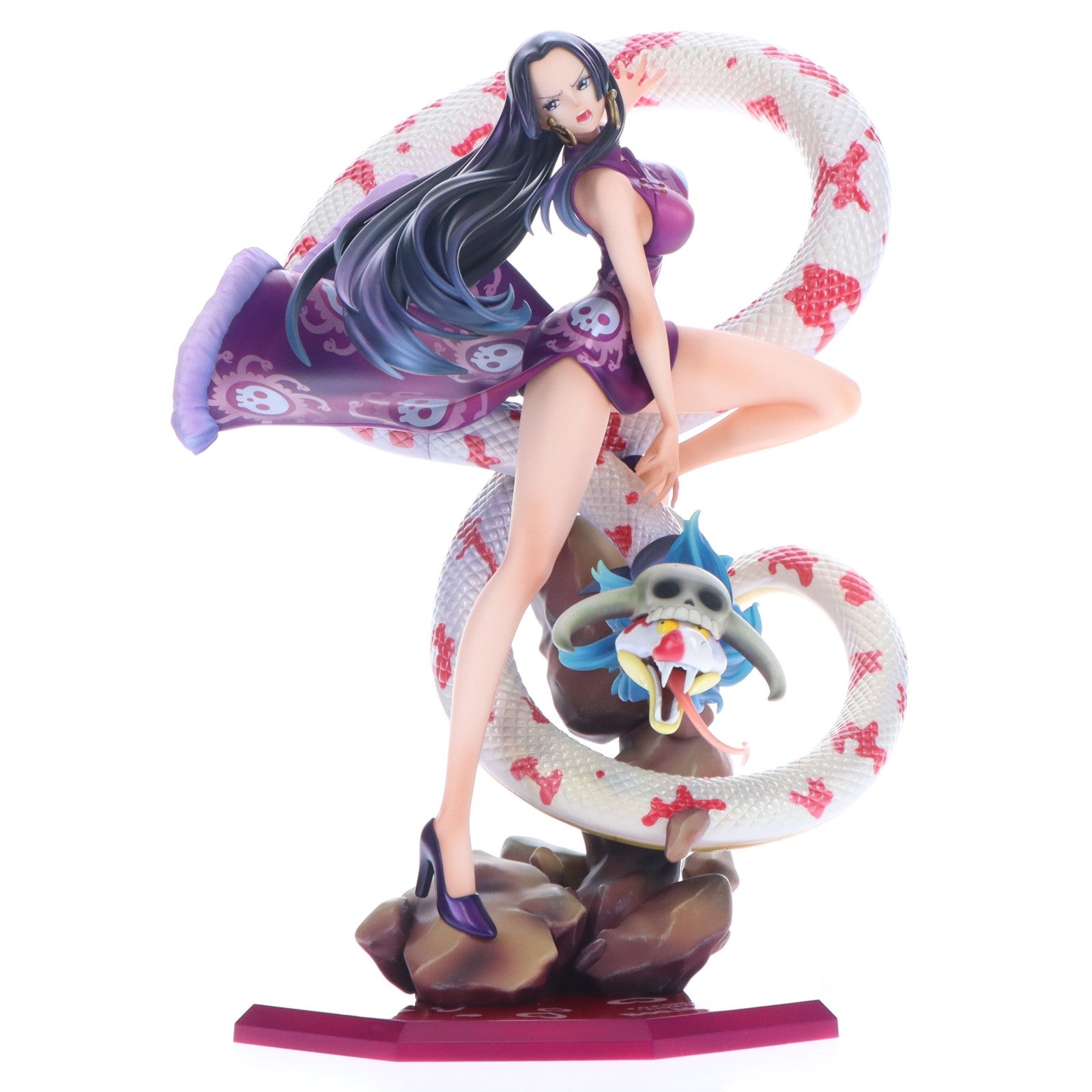 【中古即納】[FIG] Portrait.Of.Pirates P.O.P A×MAXIMUM 『海賊女帝』ボア・ハンコック ONE PIECE(ワンピース) 完成品 フィギュア プレミアムバンダイ&一部店舗&オンラインショップ限定 メガハウス(20251217)