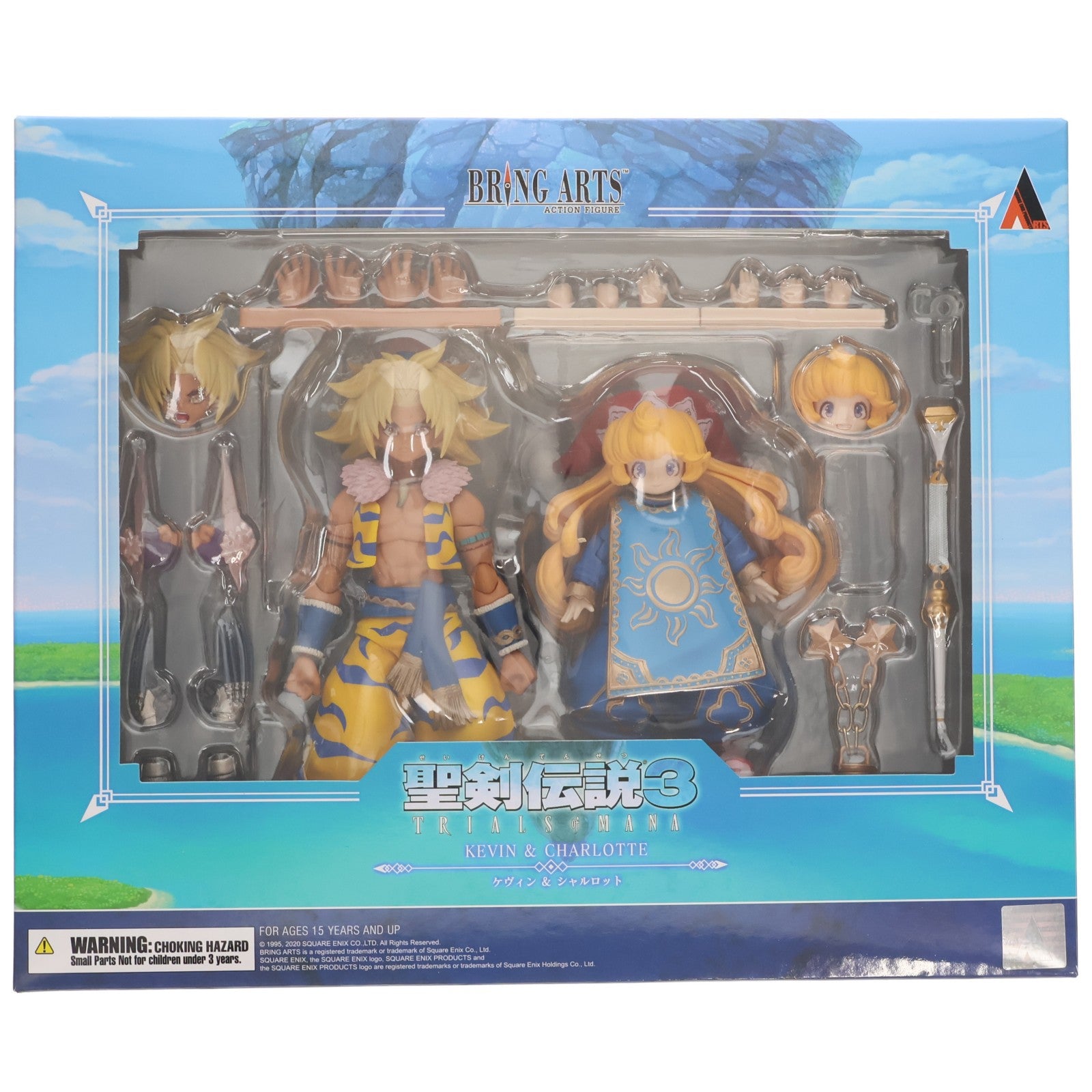 【中古即納】[FIG] BRING ARTS(ブリングアーツ) ケヴィン&シャルロット 聖剣伝説3 TRIALS of MANA(トライアルズ オブ マナ) 完成品 可動フィギュア スクウェア・エニックス(20211112)