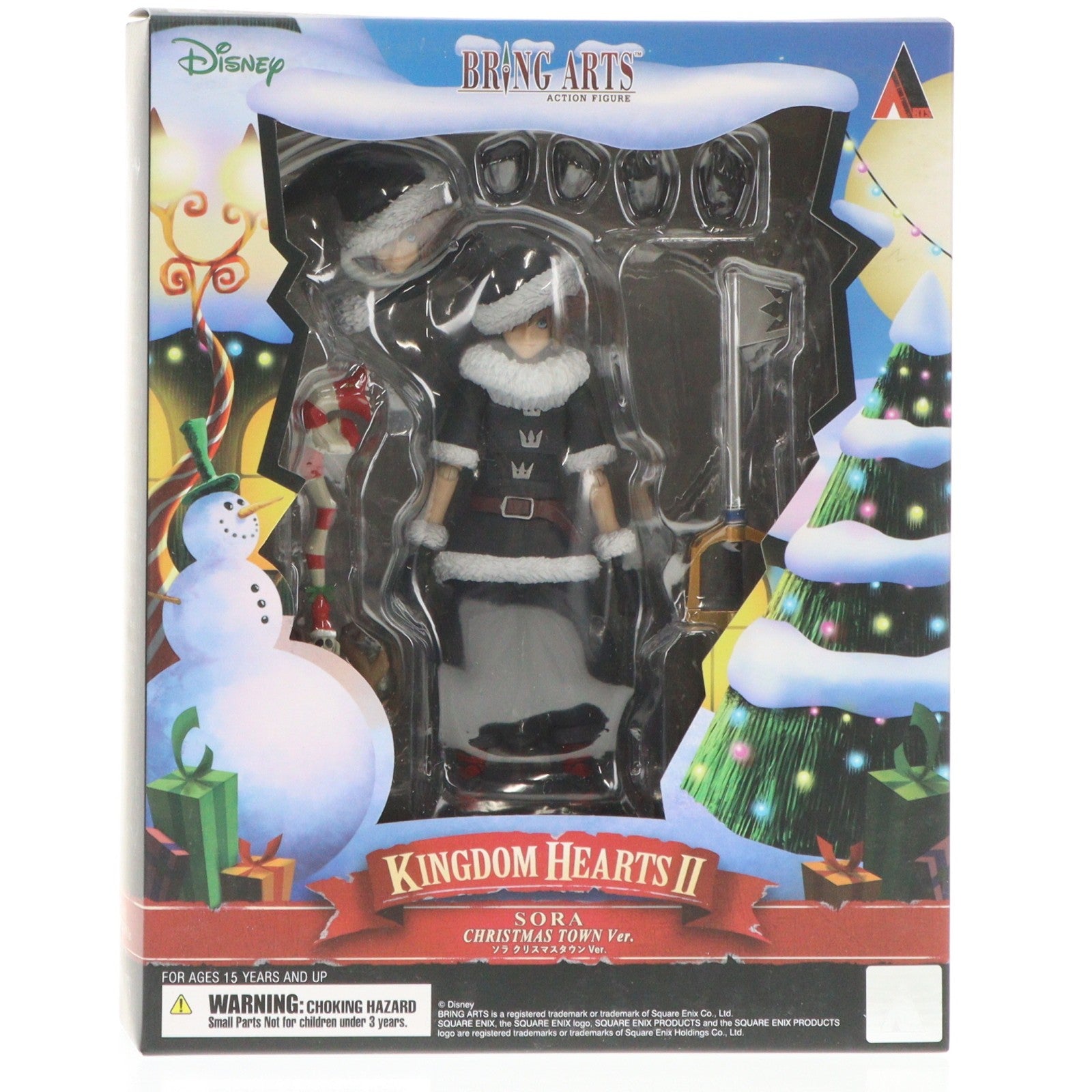 【中古即納】[FIG] BRING ARTS(ブリングアーツ) ソラ クリスマスタウンVer. KINGDOM HEARTS II(キングダム ハーツ2) 完成品 可動フィギュア スクウェア・エニックス(20190329)