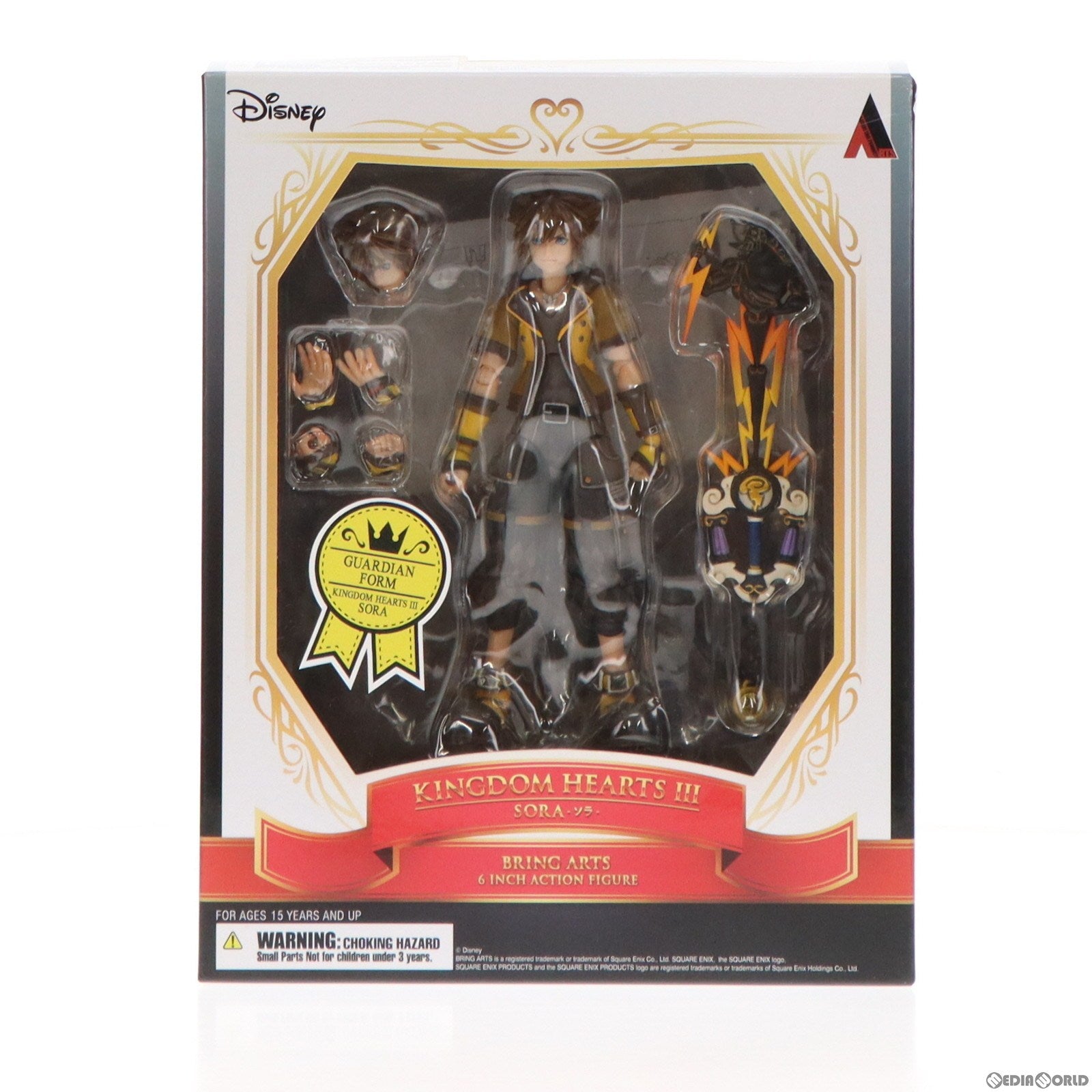 【中古即納】[FIG] BRING ARTS(ブリングアーツ) ソラ ガーディアンフォームVer. KINGDOM HEARTS III(キングダム ハーツ3) 完成品 可動フィギュア スクウェア・エニックス(20171031)