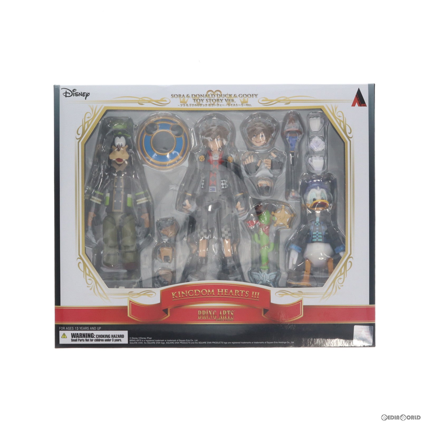 【中古即納】[FIG] (フィギュア単品) BRING ARTS ソラ&ドナルドダック&グーフィー トイ・ストーリーVer. PS4ソフト キングダム ハーツIII セット販売品 完成品 フィギュア(BRA-003) e-STORE&セブンネット限定 スクウェア・エニックス(20190125)