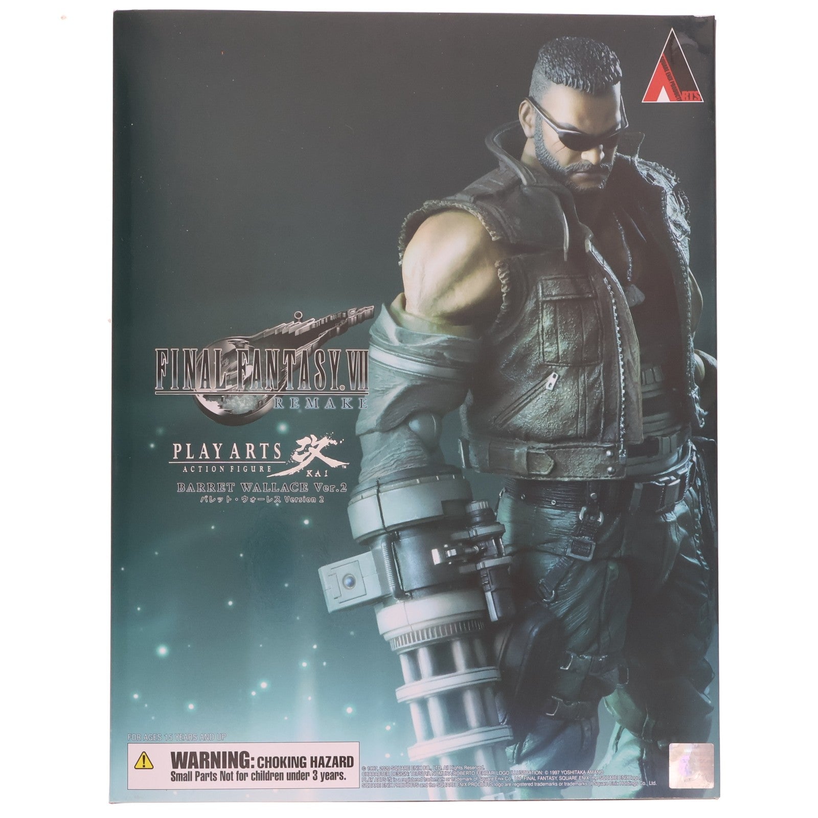 【中古即納】[FIG] PLAY ARTS改(プレイアーツ改) バレット・ウォーレス Version 2 FINAL FANTASY VII REMAKE(ファイナルファンタジー7 リメイク) 完成品 可動フィギュア スクウェア・エニックス(20201023)