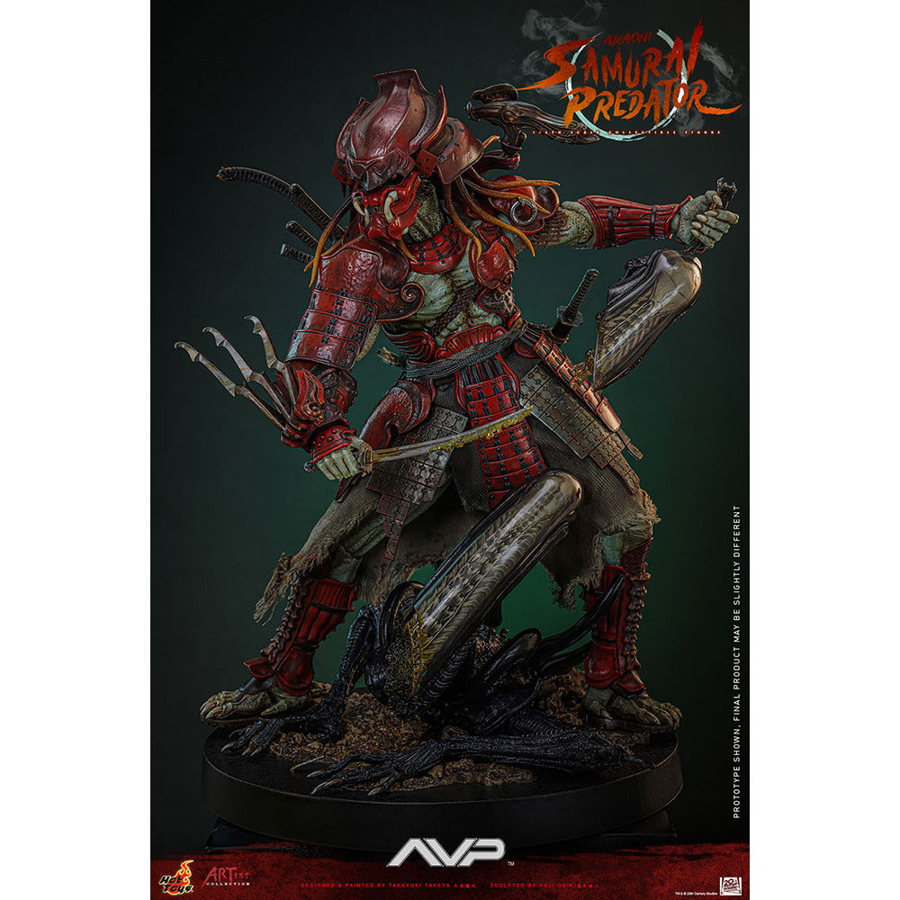 【中古即納】[FIG] アーティスト・コレクション 赤鬼サムライ・プレデター(竹谷隆之×鬼木祐二) エイリアンVS.プレデター 1/6 完成品 可動フィギュア(AC#06) ホットトイズ(20251031)