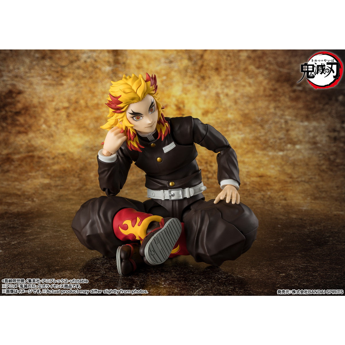 【中古即納】[FIG] S.H.Figuarts(フィギュアーツ) 煉獄杏寿郎(れんごくきょうじゅろう) 鬼滅の刃 完成品 可動フィギュア バンダイスピリッツ(20250628)