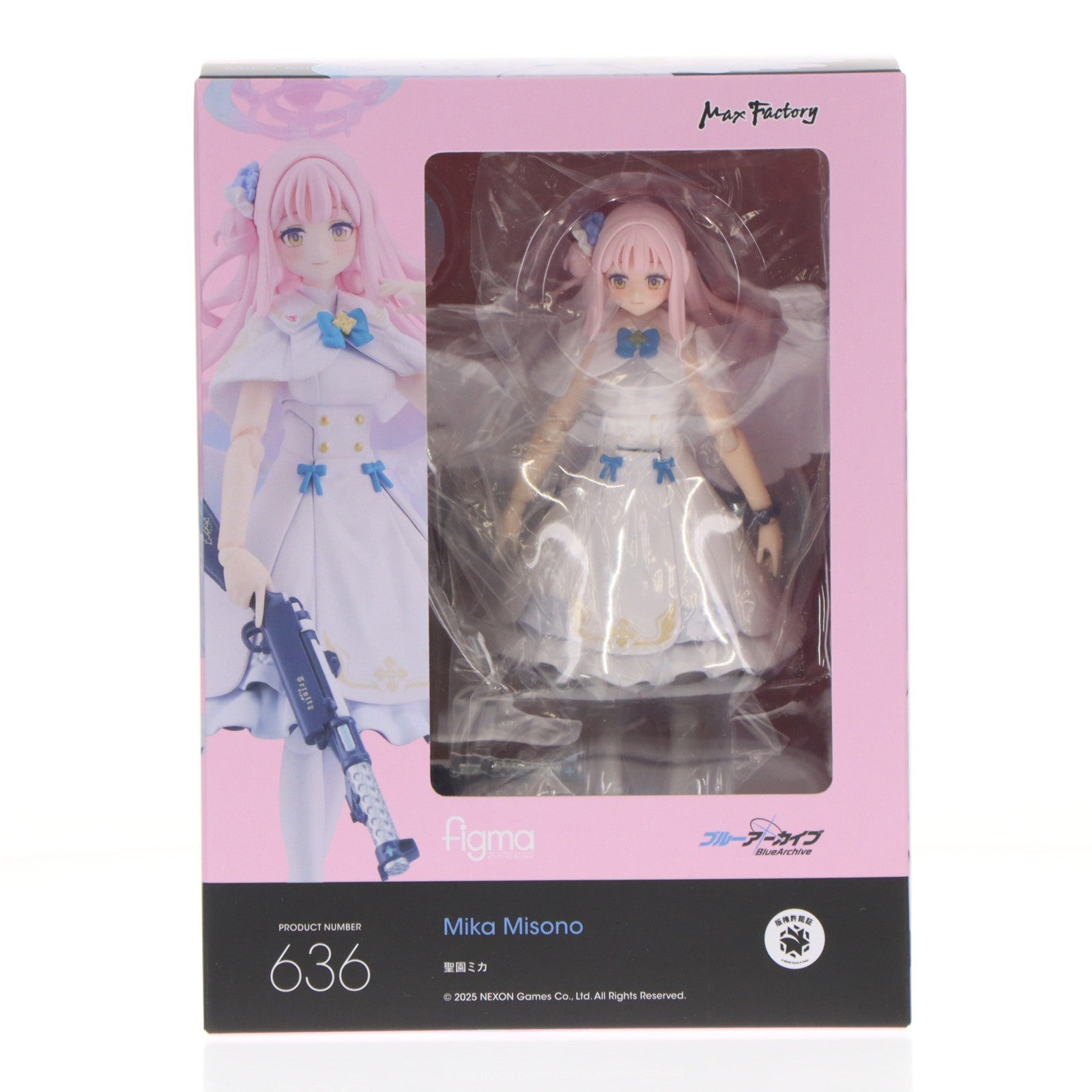 【中古即納】[FIG] グッドスマイルカンパニー公式ショップ特典付属 figma(フィグマ) 636 聖園ミカ(みそのみか) ブルーアーカイブ -Blue Archive- 完成品 可動フィギュア マックスファクトリー(20250831)