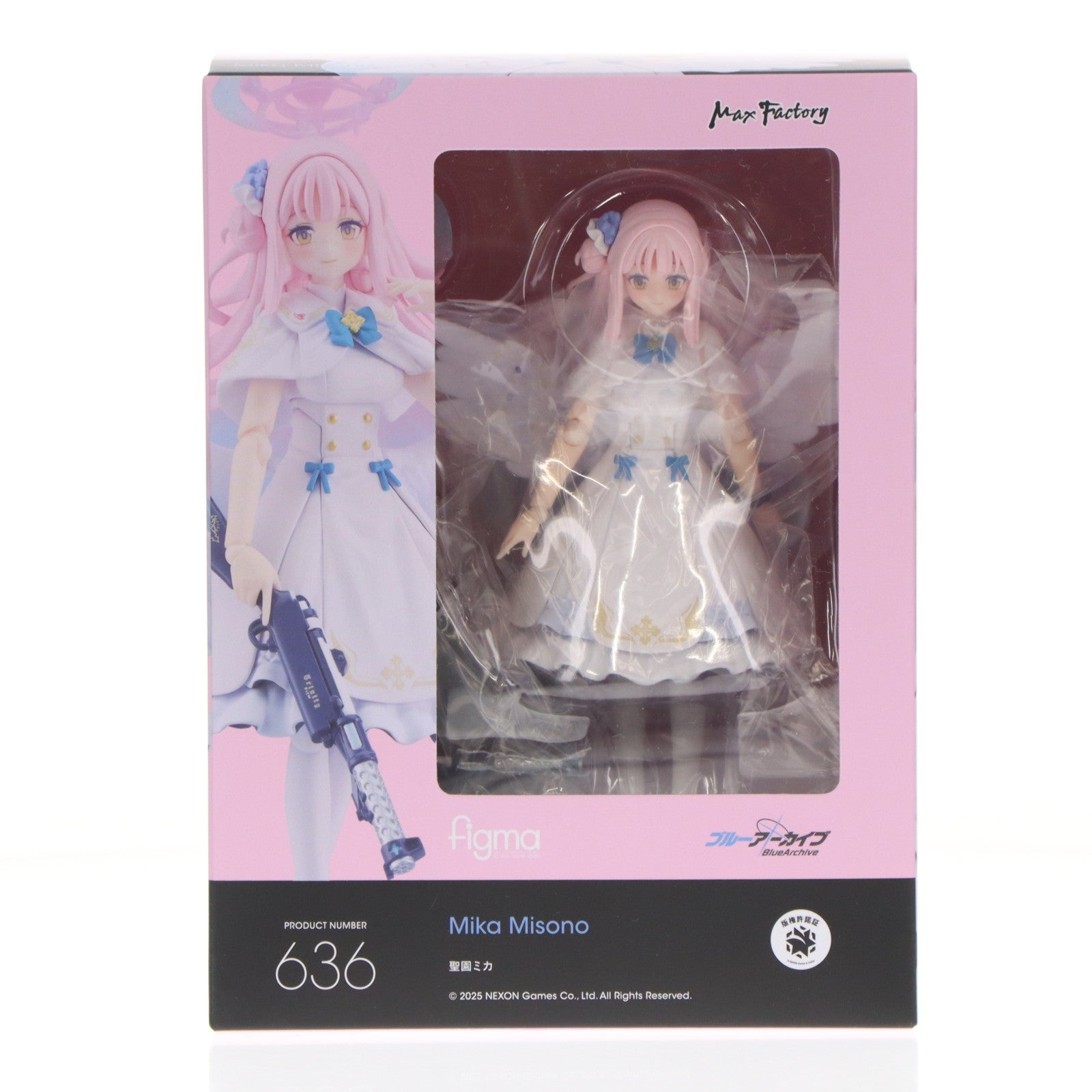【中古即納】[FIG] グッドスマイルカンパニー公式ショップ特典付属 figma(フィグマ) 636 聖園ミカ(みそのみか) ブルーアーカイブ -Blue Archive- 完成品 可動フィギュア マックスファクトリー(20250831)